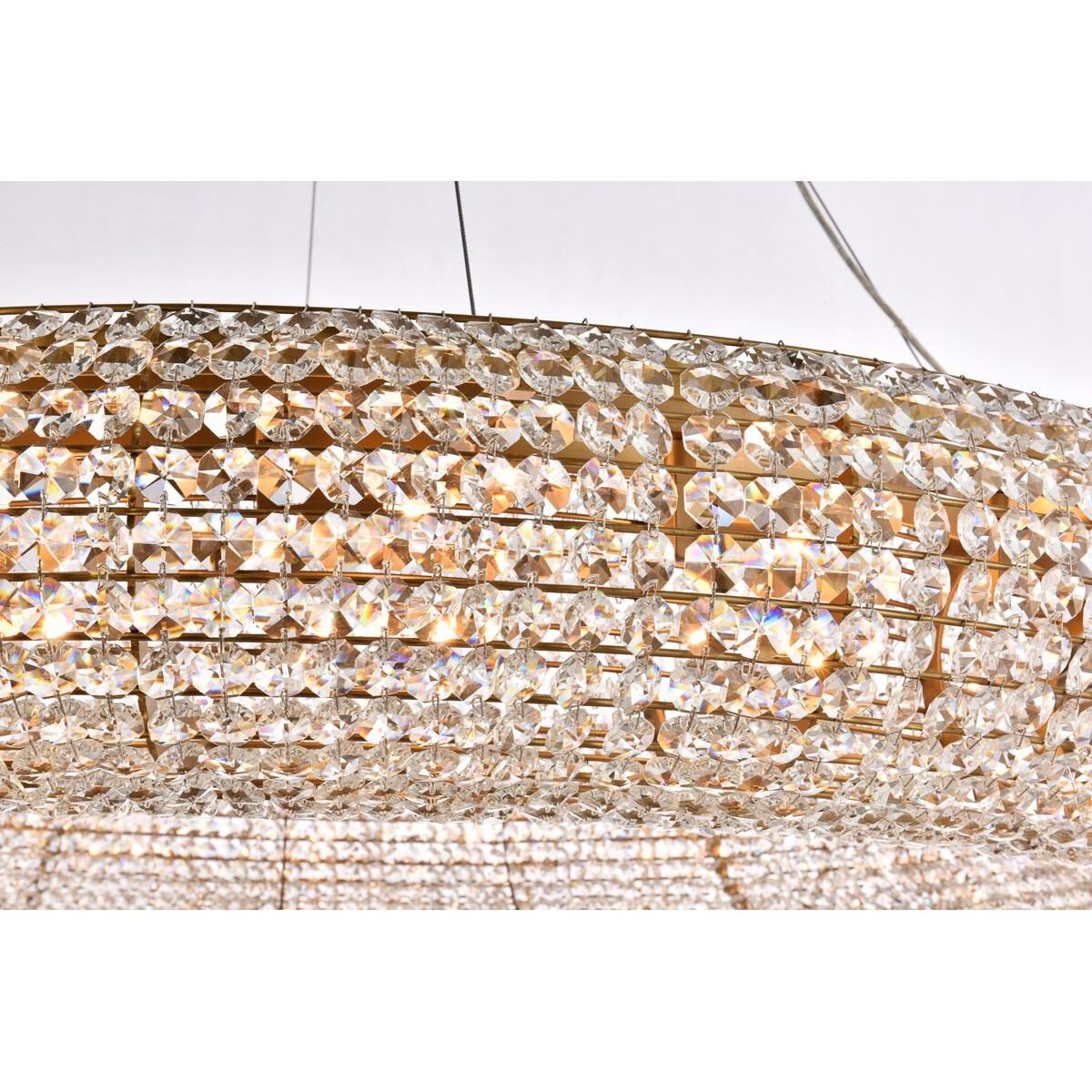 Shown in Brass finish and Royal Cut Clear crystal