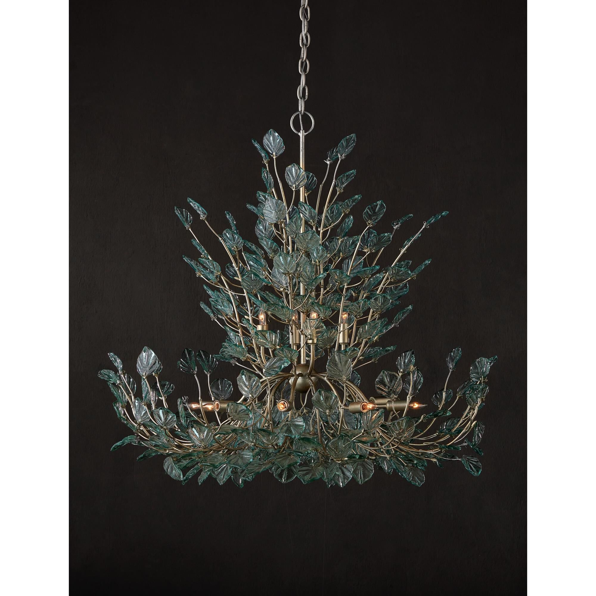 Shown in Clear, Contemporary Silver Leaf and Contemporary Silver finish