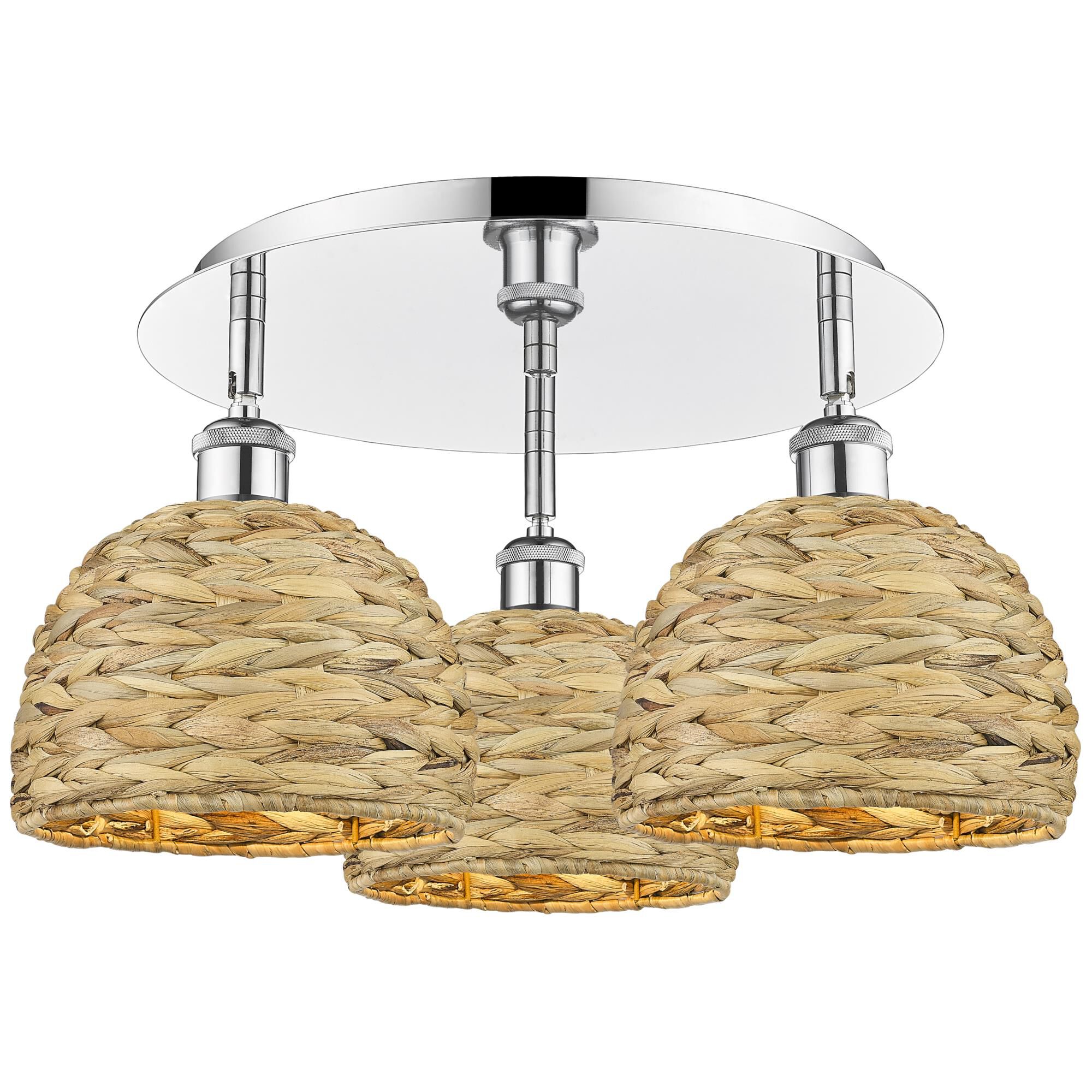 Shown in Polished Chrome finish and Natural shade