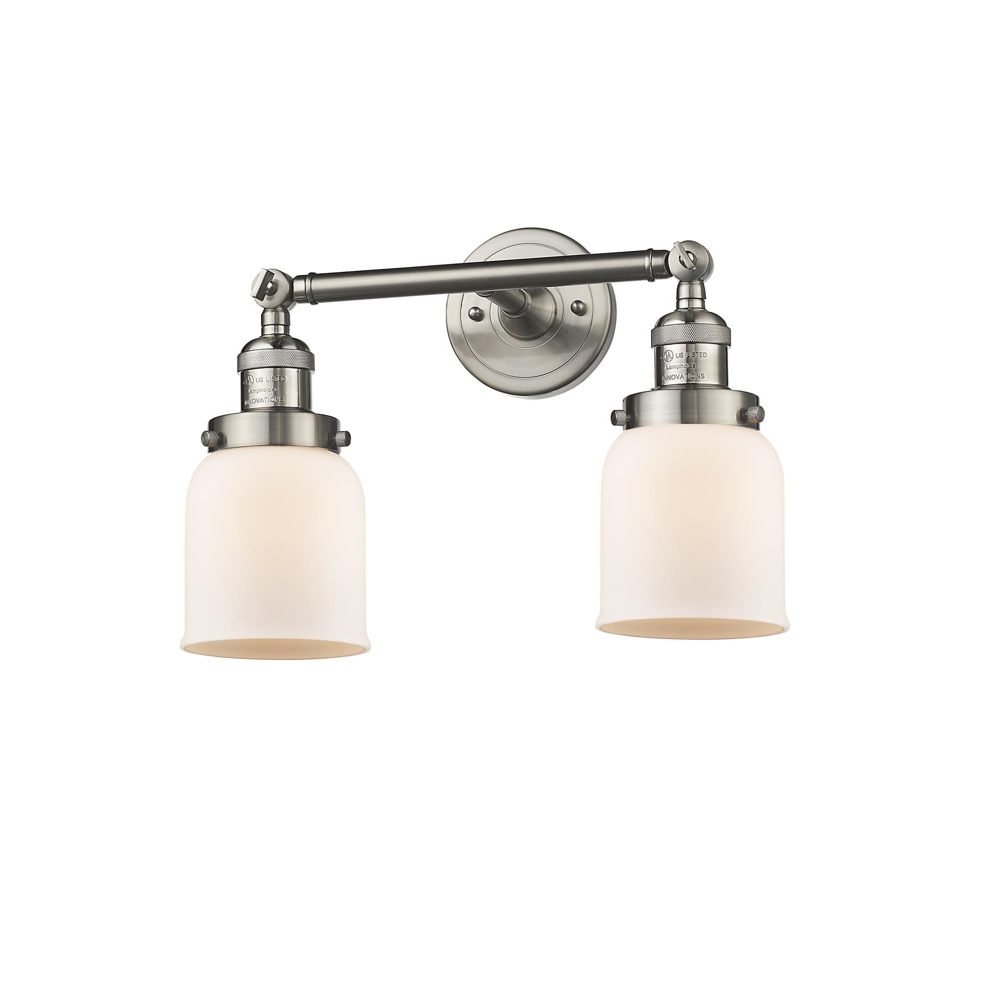 Bruno Marashlian Small Bell 16 Inch 2 Light Bath Vanity Light by Innovations Lighting