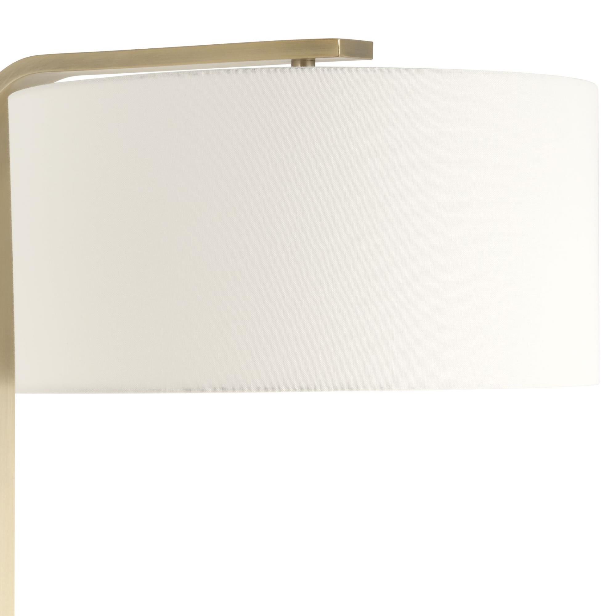 Shown in Brass and Gold finish and Drum Hardback Rolled Edge shade