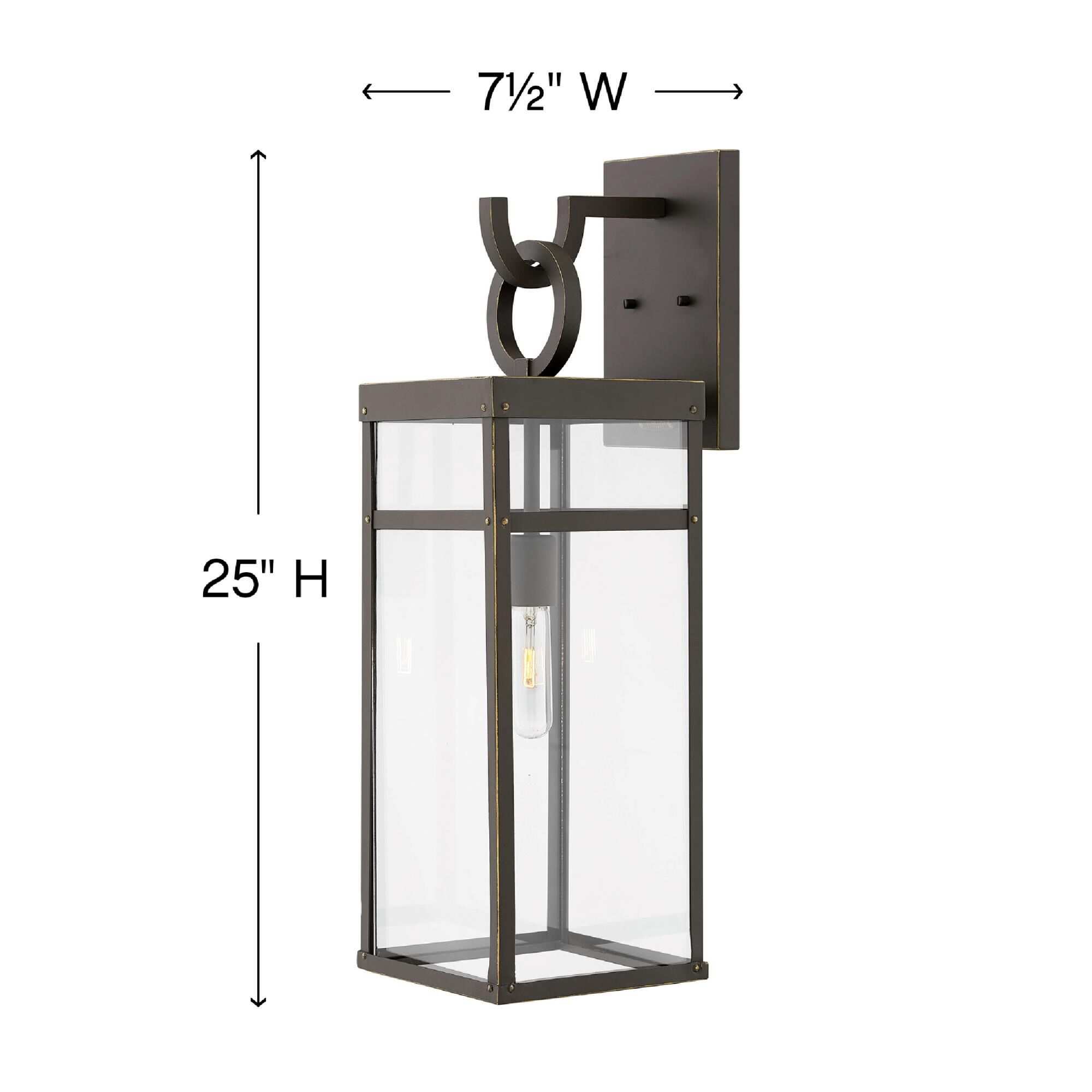 Hinkley Lighting Porter 25 Inch Tall Outdoor Wall Light