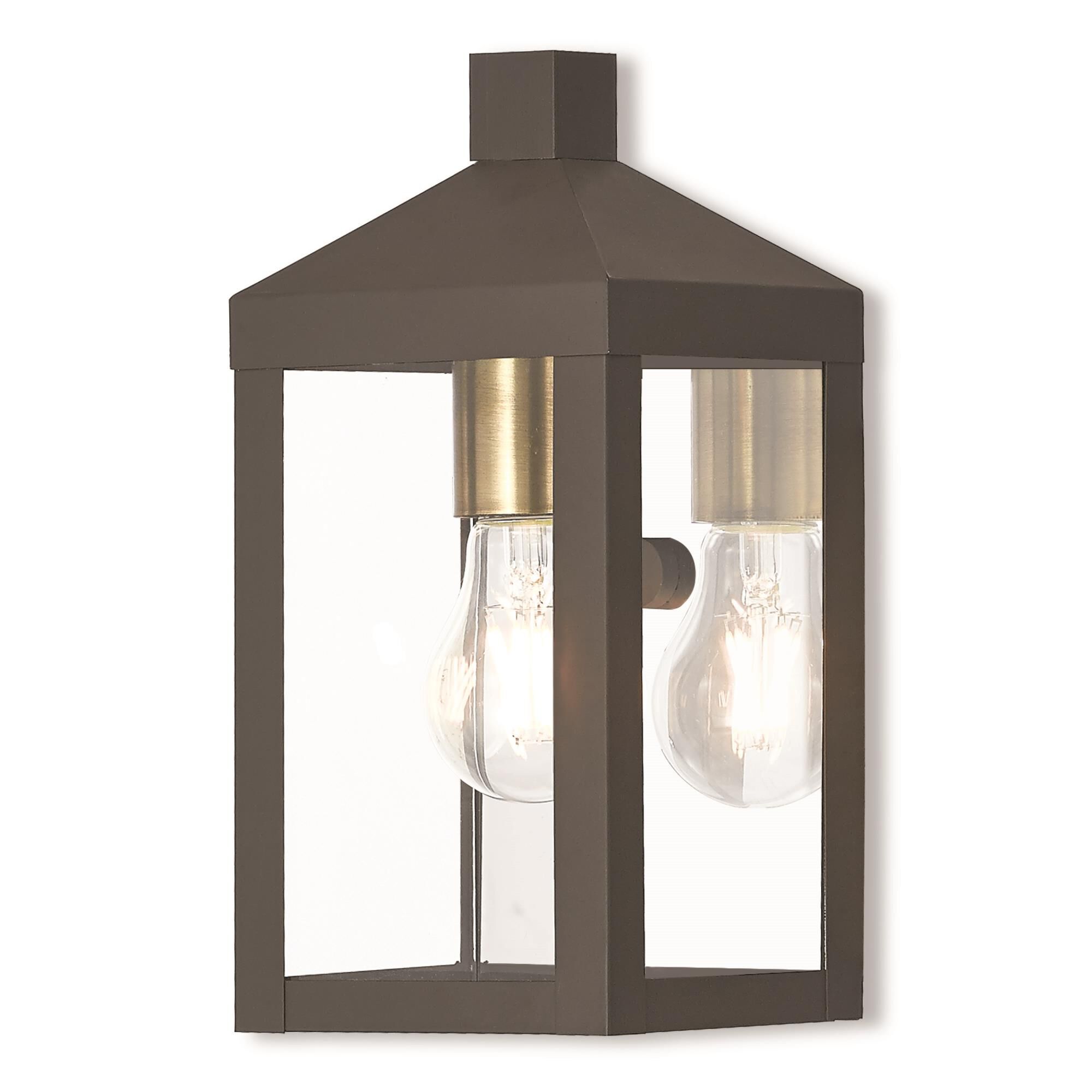 Livex Lighting Nyack 10 Inch Tall Outdoor Wall Light