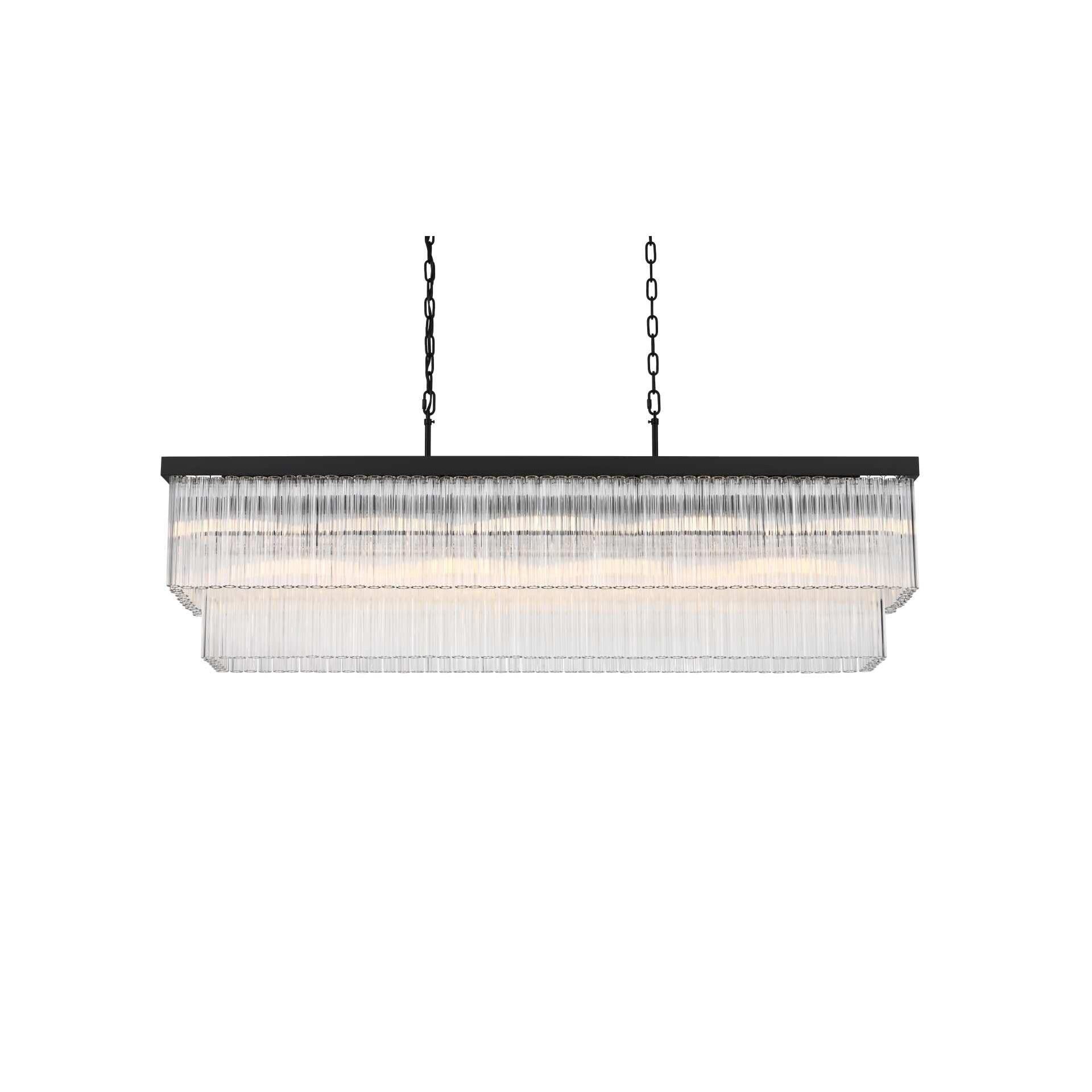 Harlow 53 Inch Linear Suspension Light by Elegant Lighting