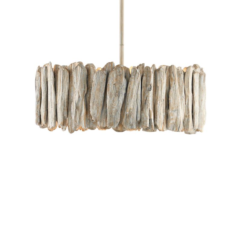 Driftwood 20 Inch Semi Flush Mount by Currey & Company