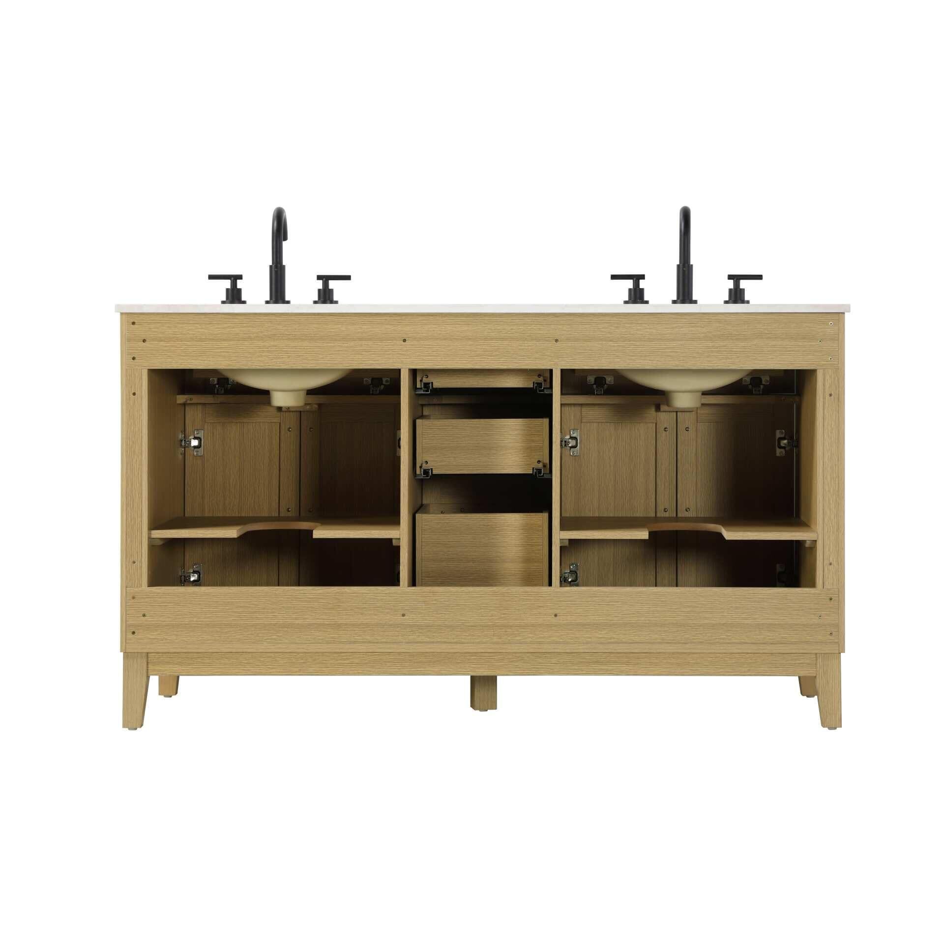 Virginia 60 Inch Bath Vanity by Elegant Decor