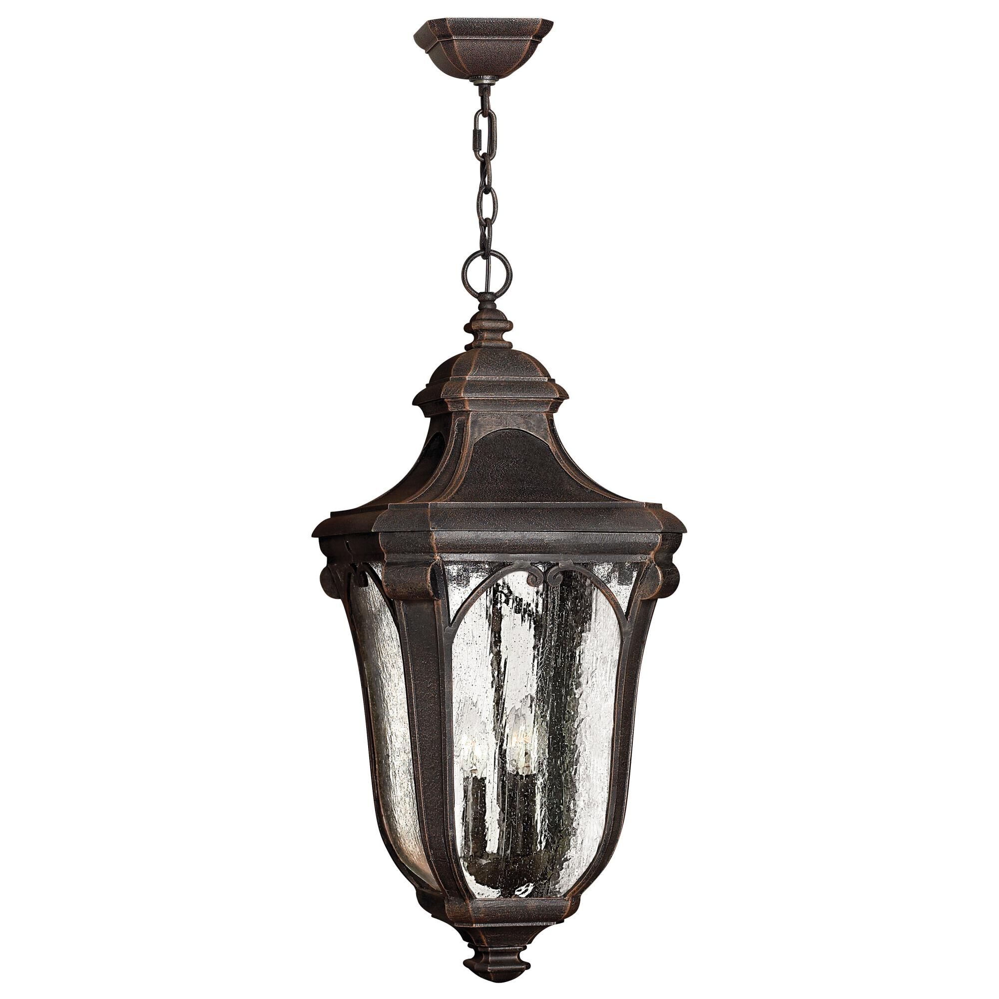 Trafalgar 25 Inch Tall 3 Light Outdoor Hanging Lantern by Hinkley Lighting