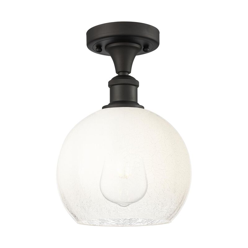 Bruno Marashlian Brookhaven Globe 8 Inch Semi Flush Mount by Innovations Lighting
