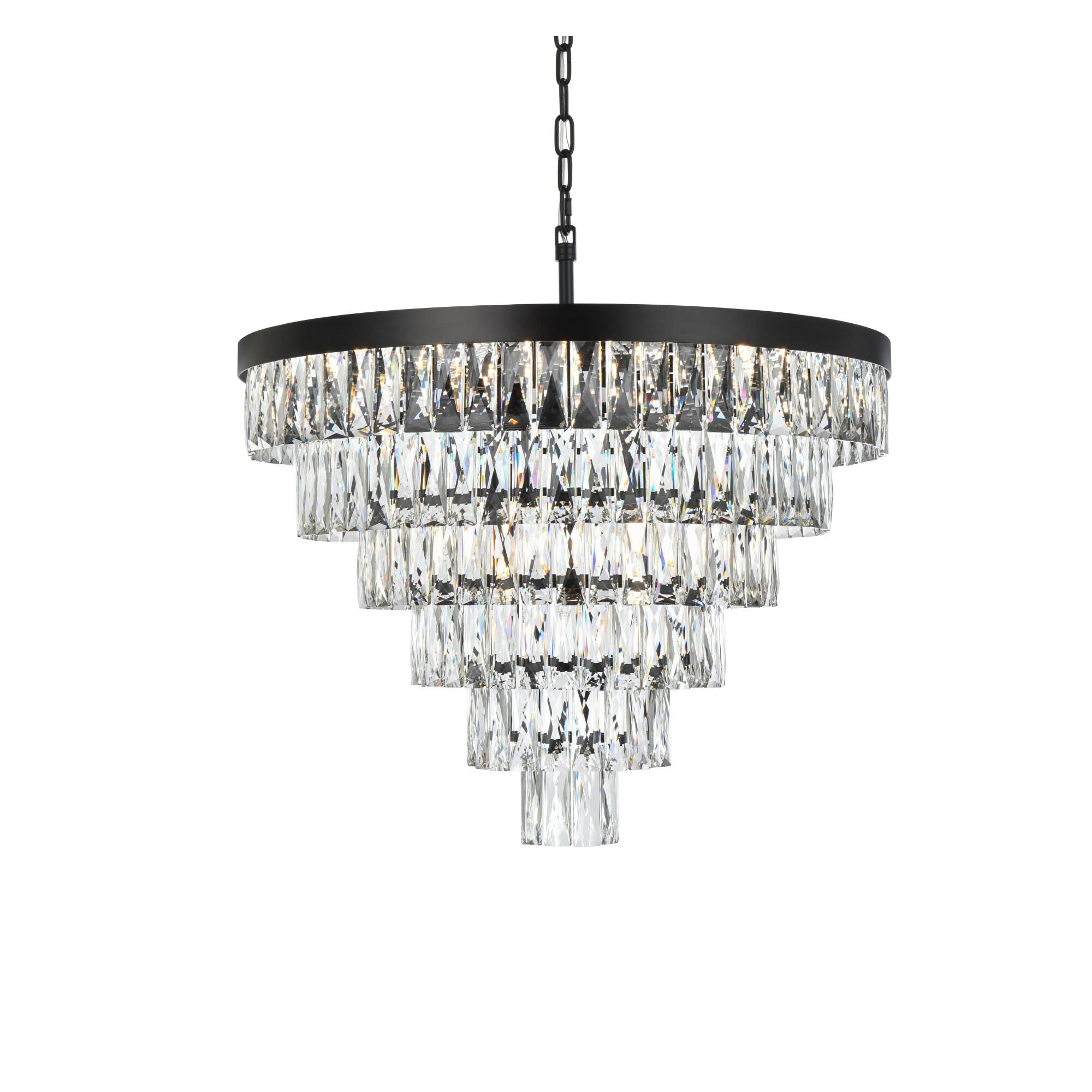 Josephine 28 Inch Chandelier by Elegant Lighting