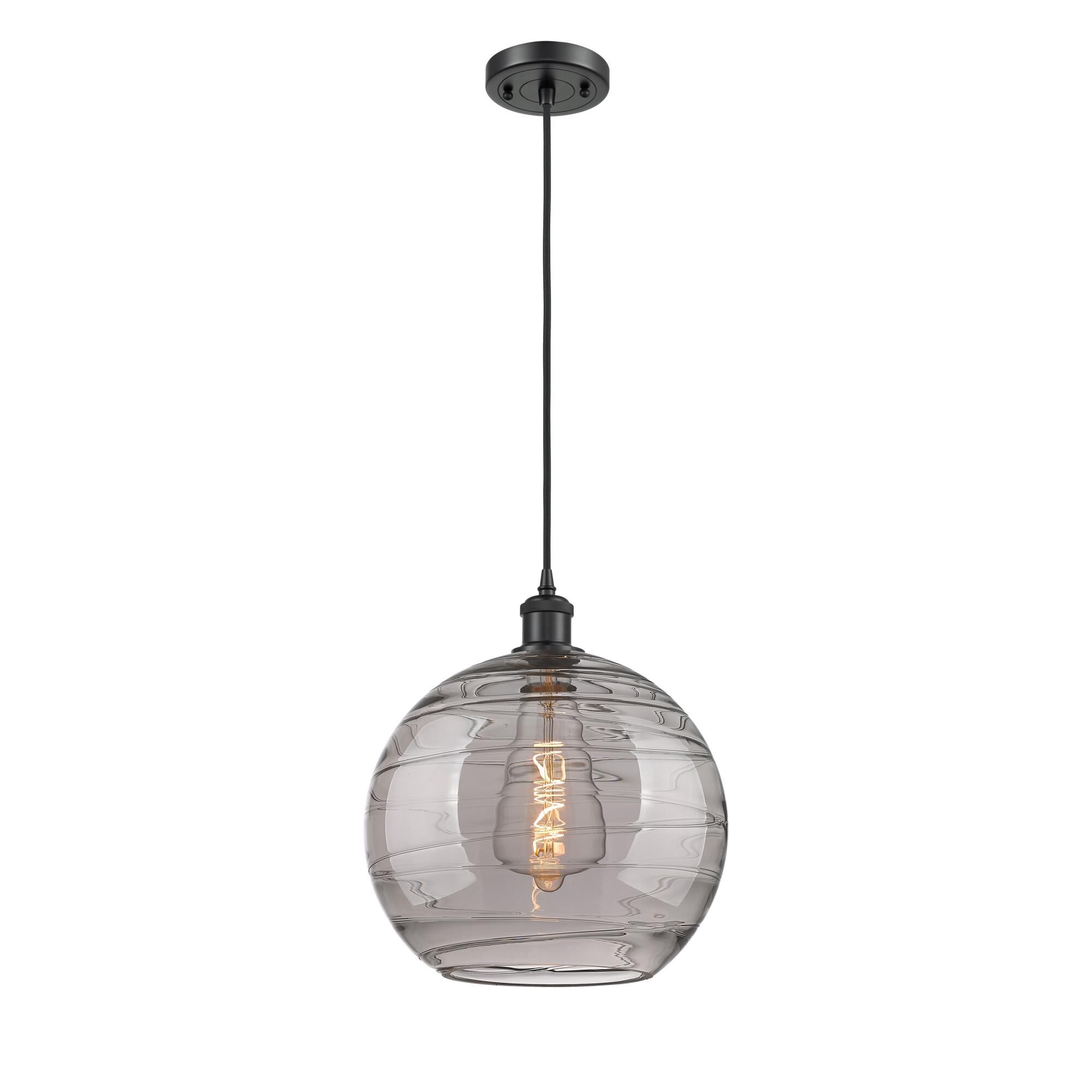 Bruno Marashlian Athens Deco Swirl 12 Inch Mini Pendant by Innovations Lighting