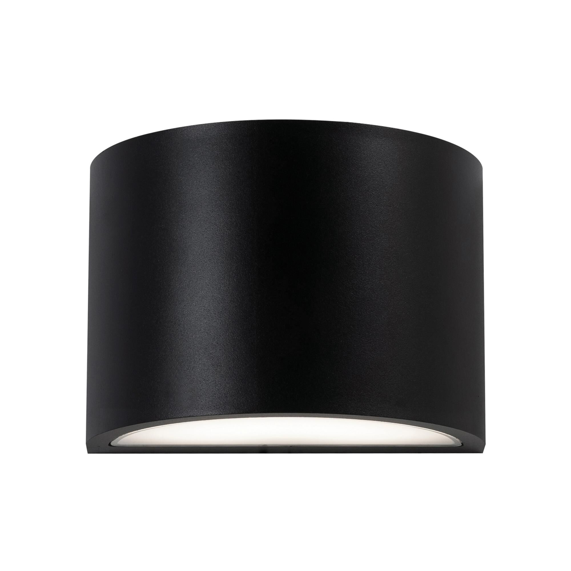 Shown in Black finish and Frosted glass