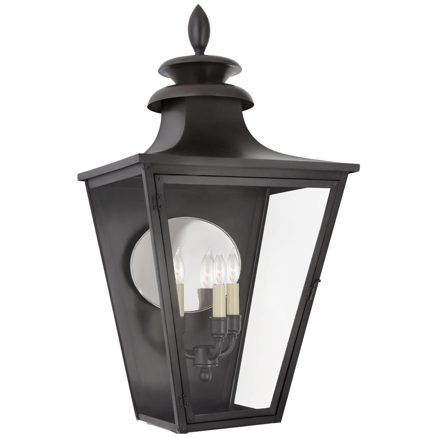 Chapman & Myers Albermarle 33 Inch Tall 3 Light Outdoor Wall Light by Visual Comfort Signature Collection
