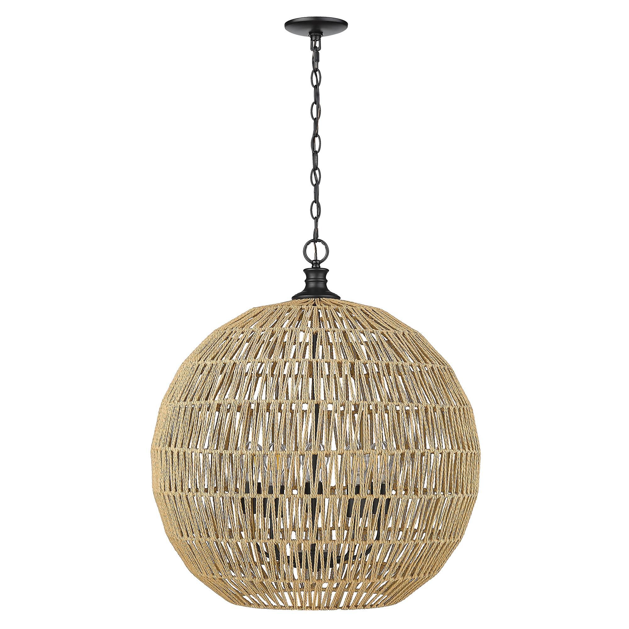 Florence 25 Inch Large Pendant by Golden Lighting