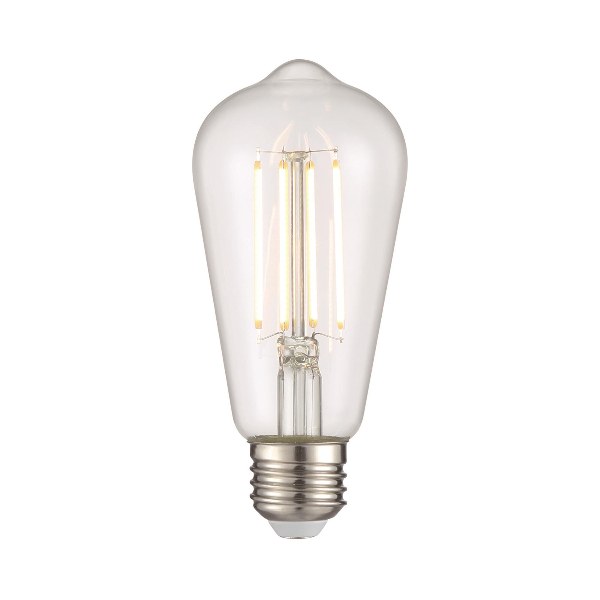 Dimmable 9 Watt 3000K ST18 Pack of 50 LED Light Bulb,