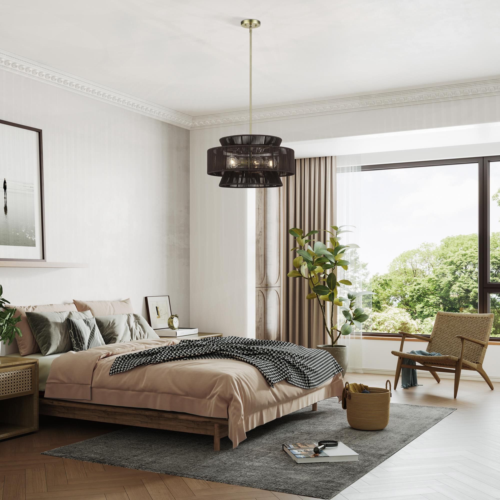 Florell 22 Inch Large Pendant by Livex Lighting