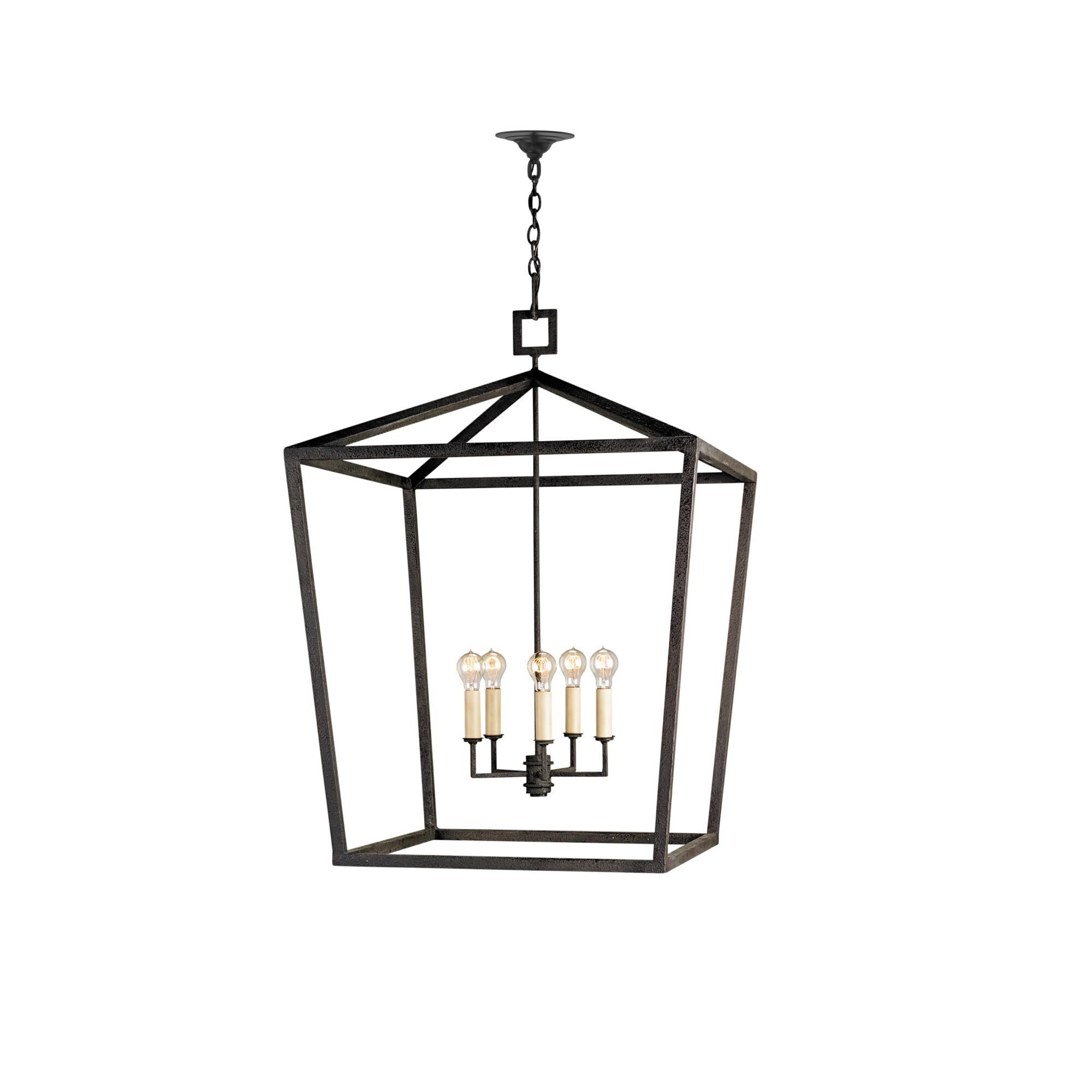 Denison 26 Inch Cage Pendant by Currey and Company