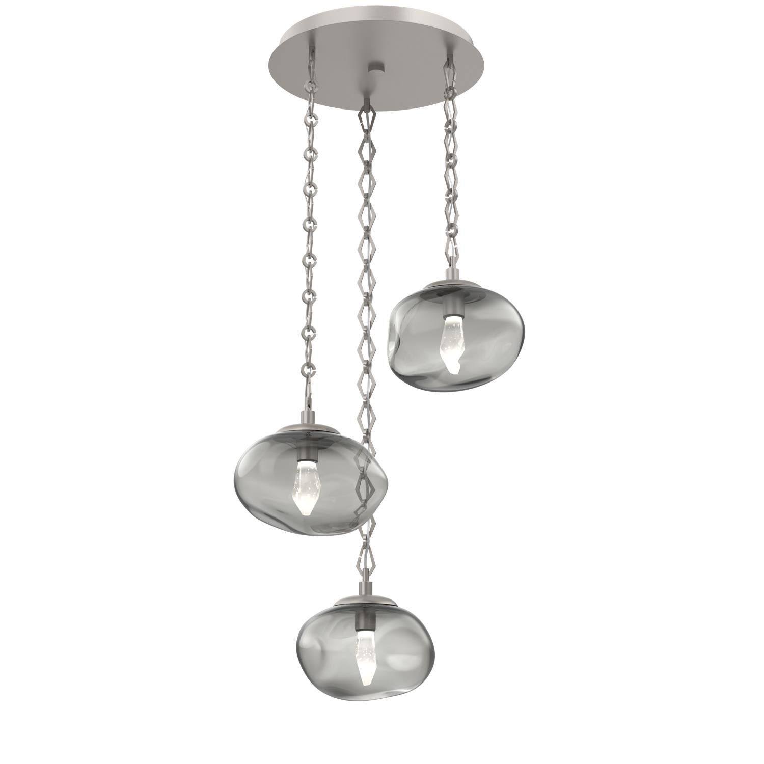 Levi Wilson Nova Led 22 Inch Multi Light Pendant by Hammerton Studio