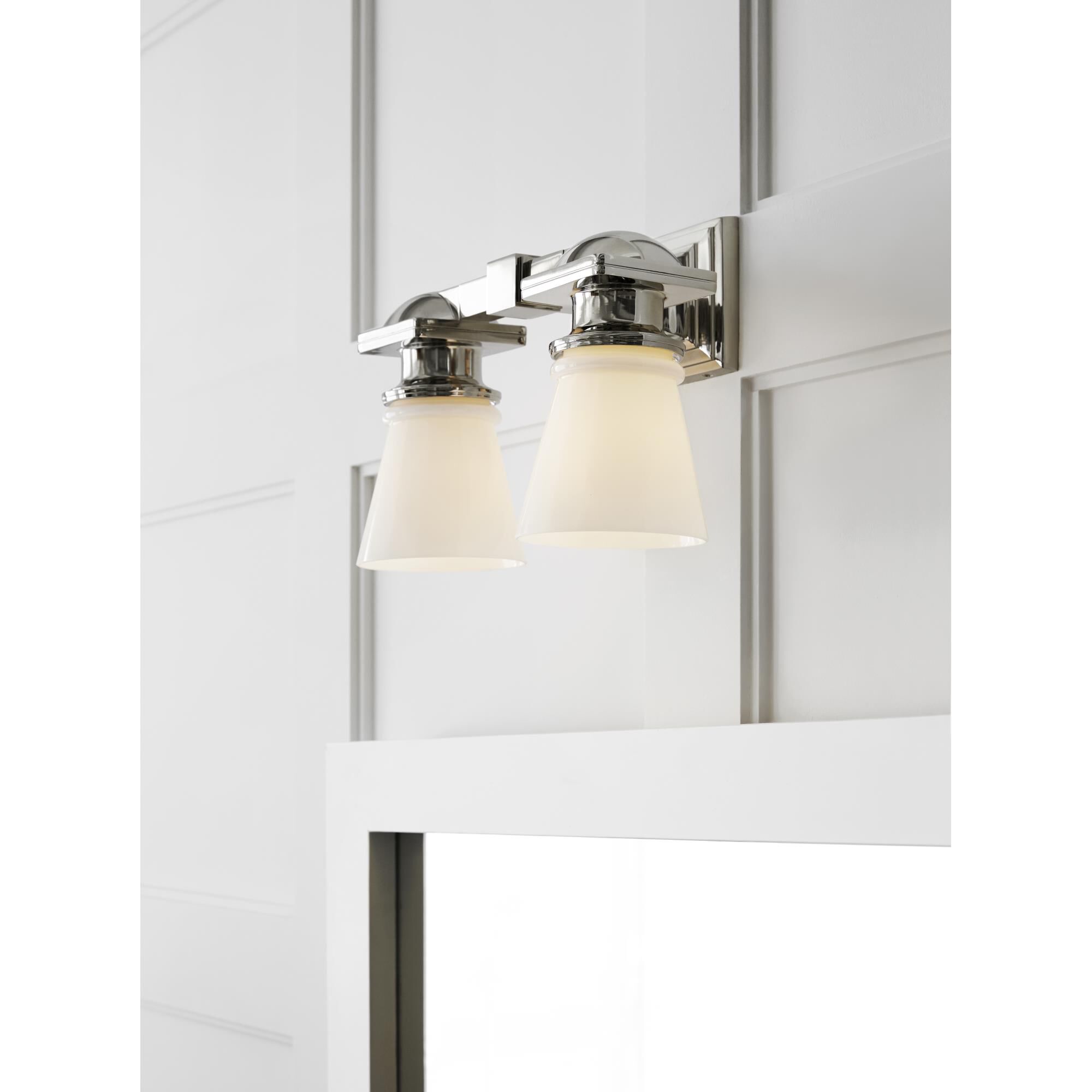 Chapman & Myers Ny Subway 14 Inch 2 Light Bath Vanity Light by Visual Comfort Signature Collection