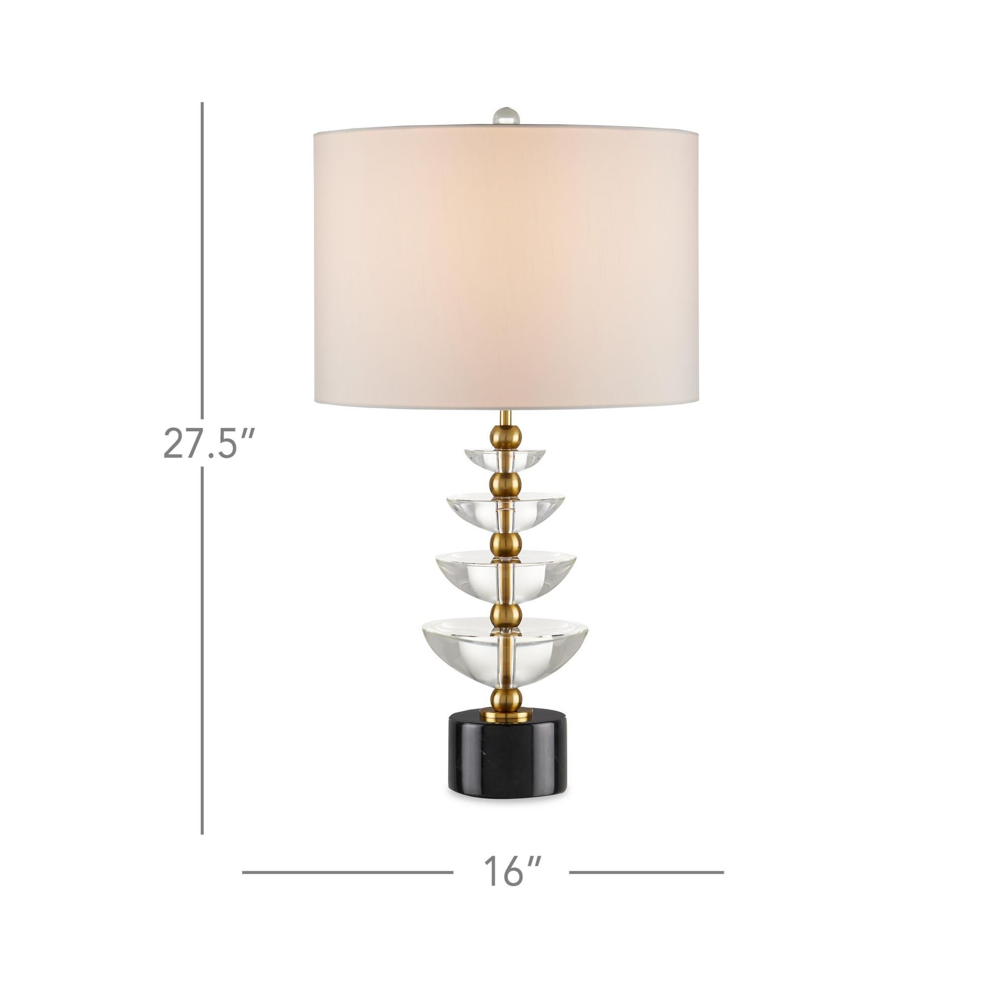 Waterfall 28 Inch Table Lamp by Currey and Company
