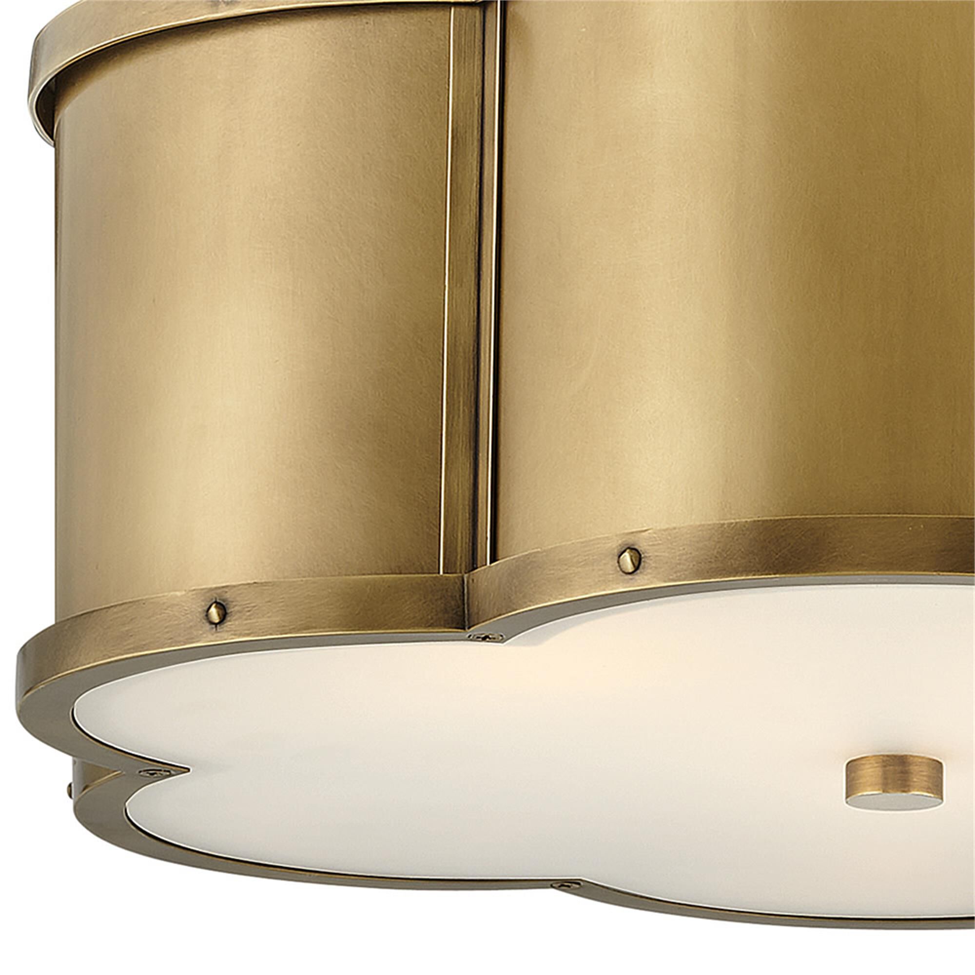 Chance 18 Inch 3 Light Semi Flush Mount,