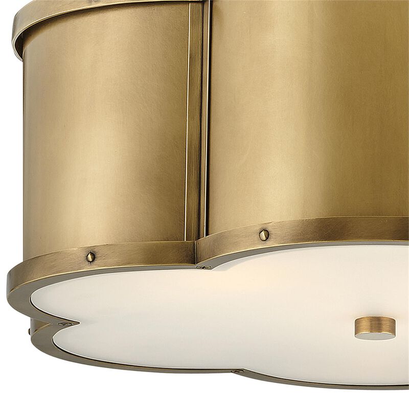 Chance 18 Inch 3 Light Semi Flush Mount by Hinkley