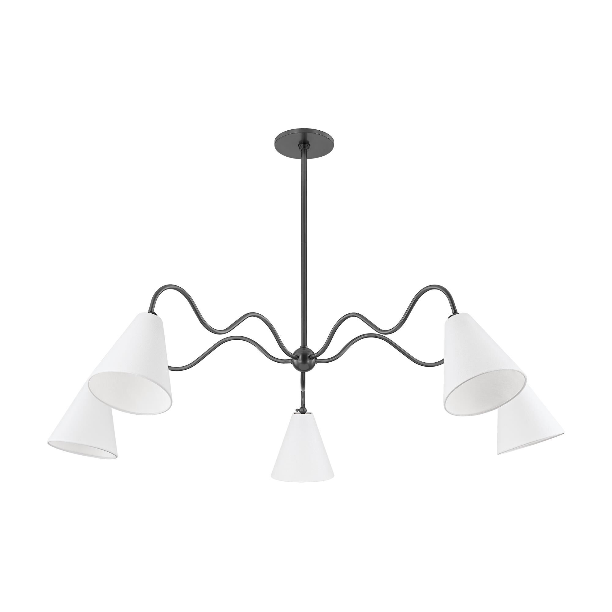 Tali Roth Onda 63 Inch 5 Light Chandelier by Mitzi