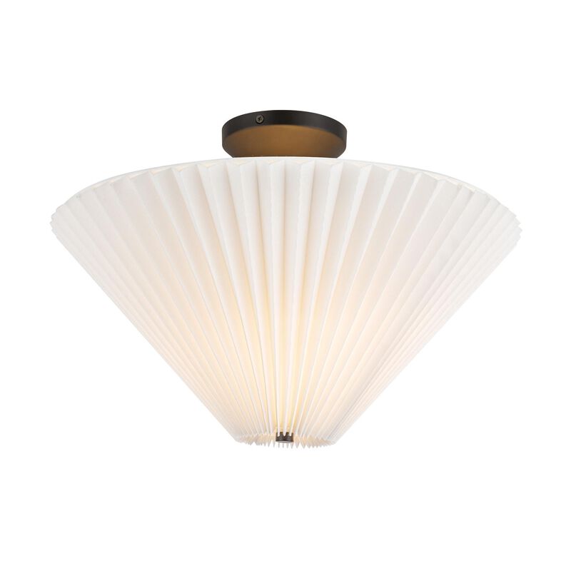 Peyton Fox Bridgette 16 Inch Semi Flush Mount by Alora Mood