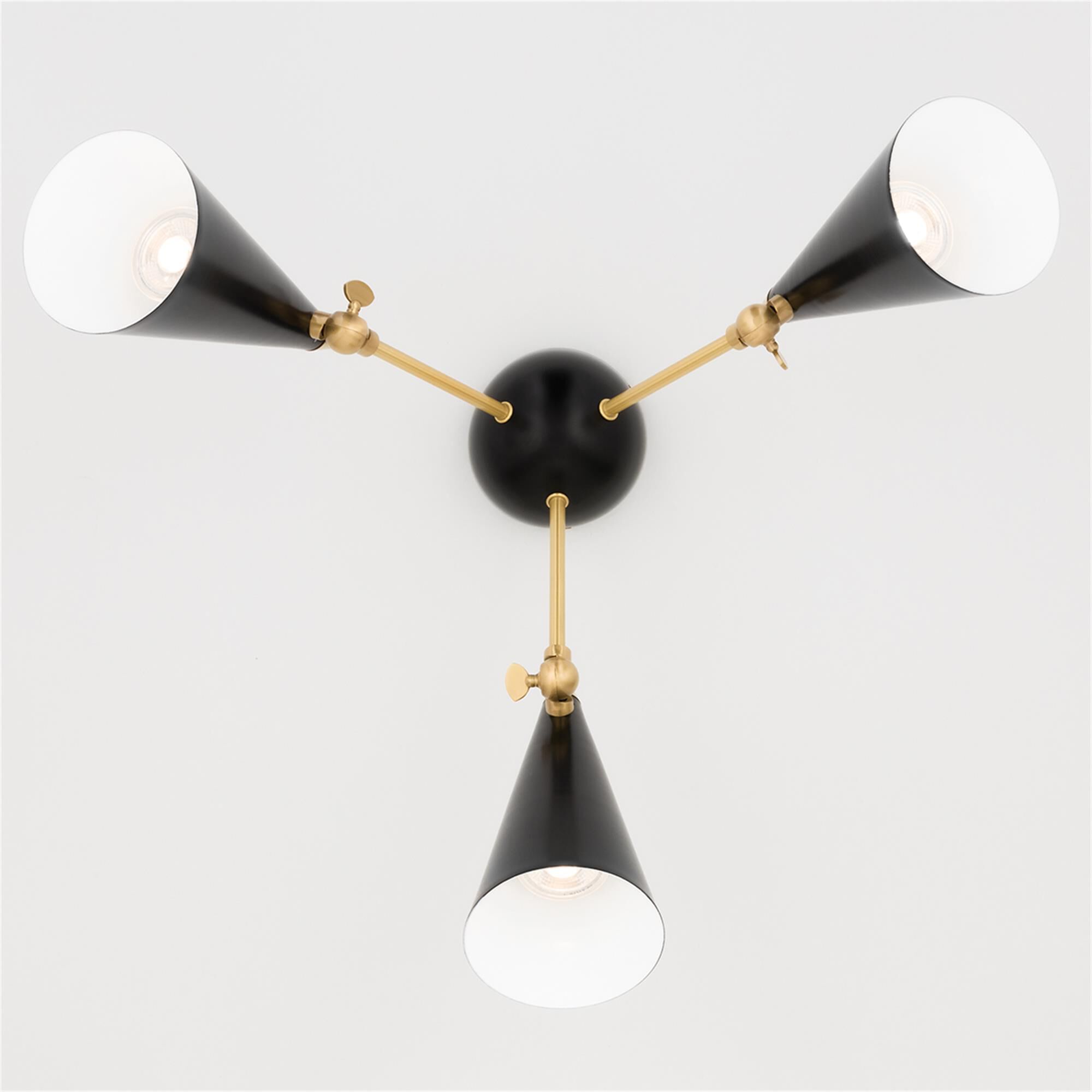 Moxie 18 Inch 3 Light Semi Flush Mount,
