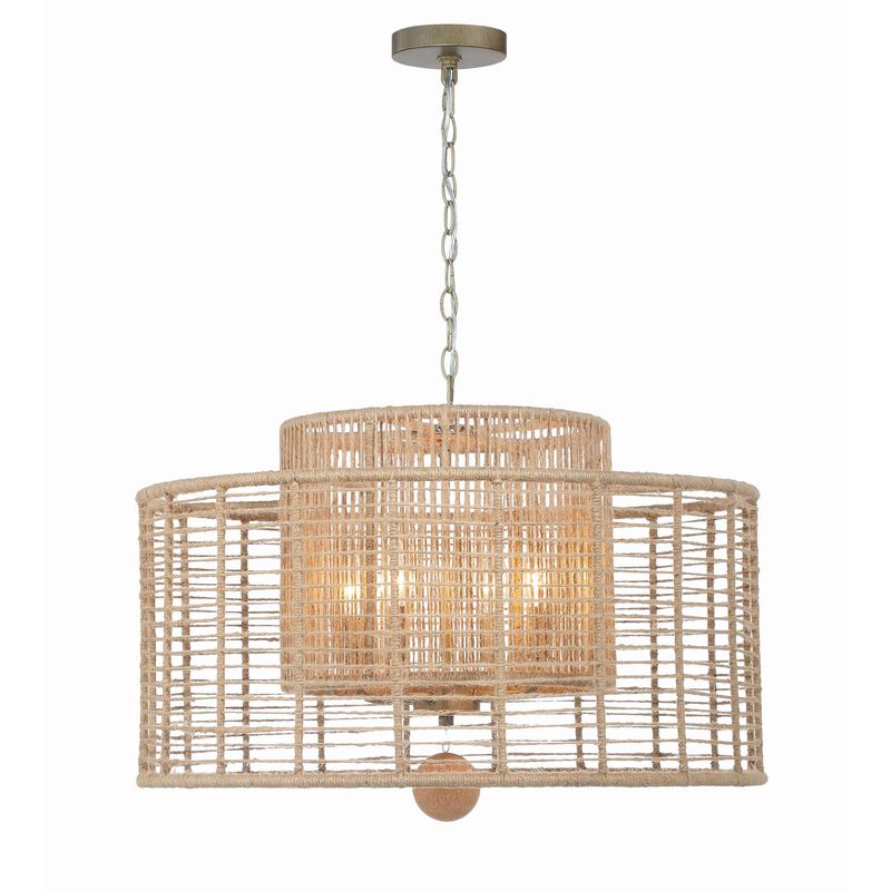 Jayna 25 Inch 4 Light Chandelier by Crystorama