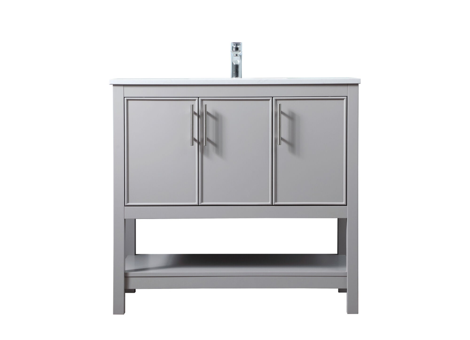 Shown in Grey finish