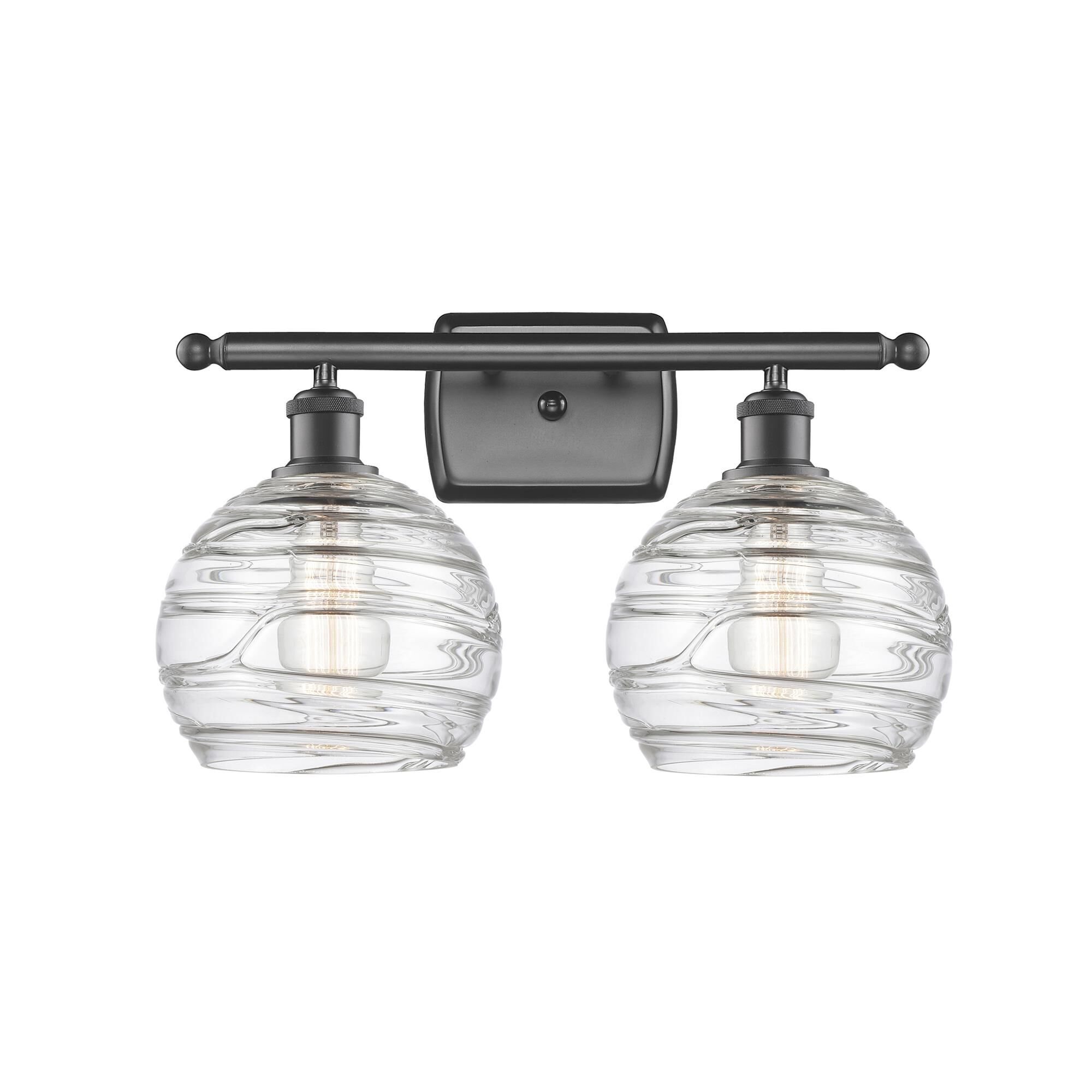 Shown in Oil Rubbed Bronze finish and Sphere glass and Glass shade