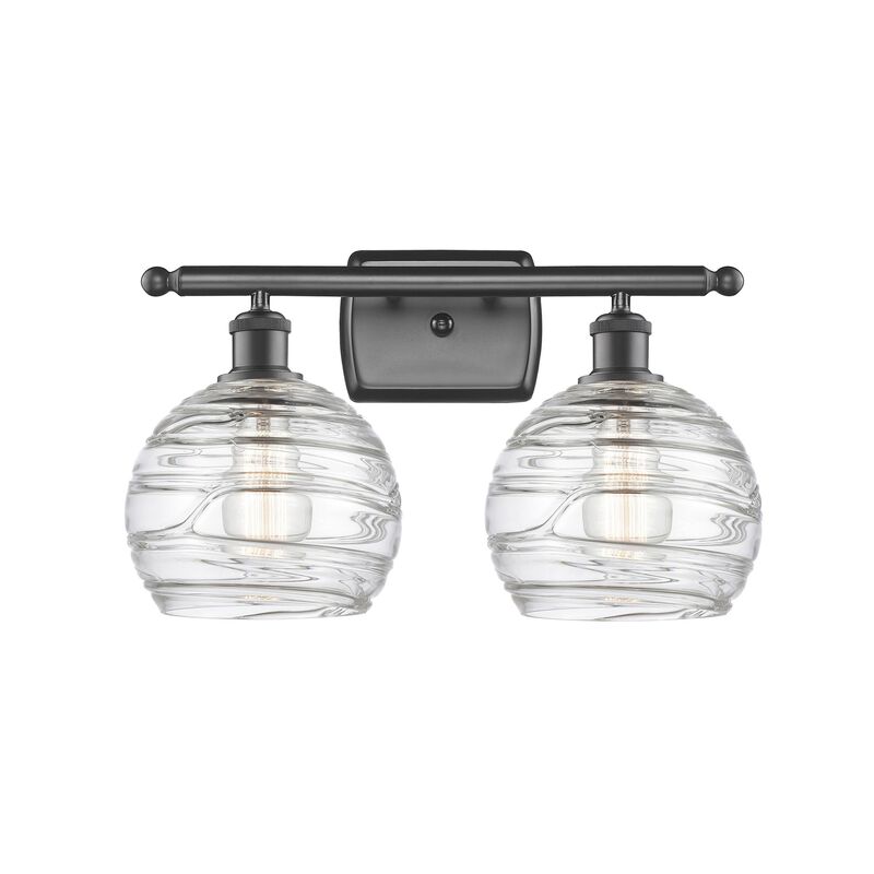 Bruno Marashlian Athens Deco Swirl 18 Inch Bath Vanity Light by Innovations Lighting