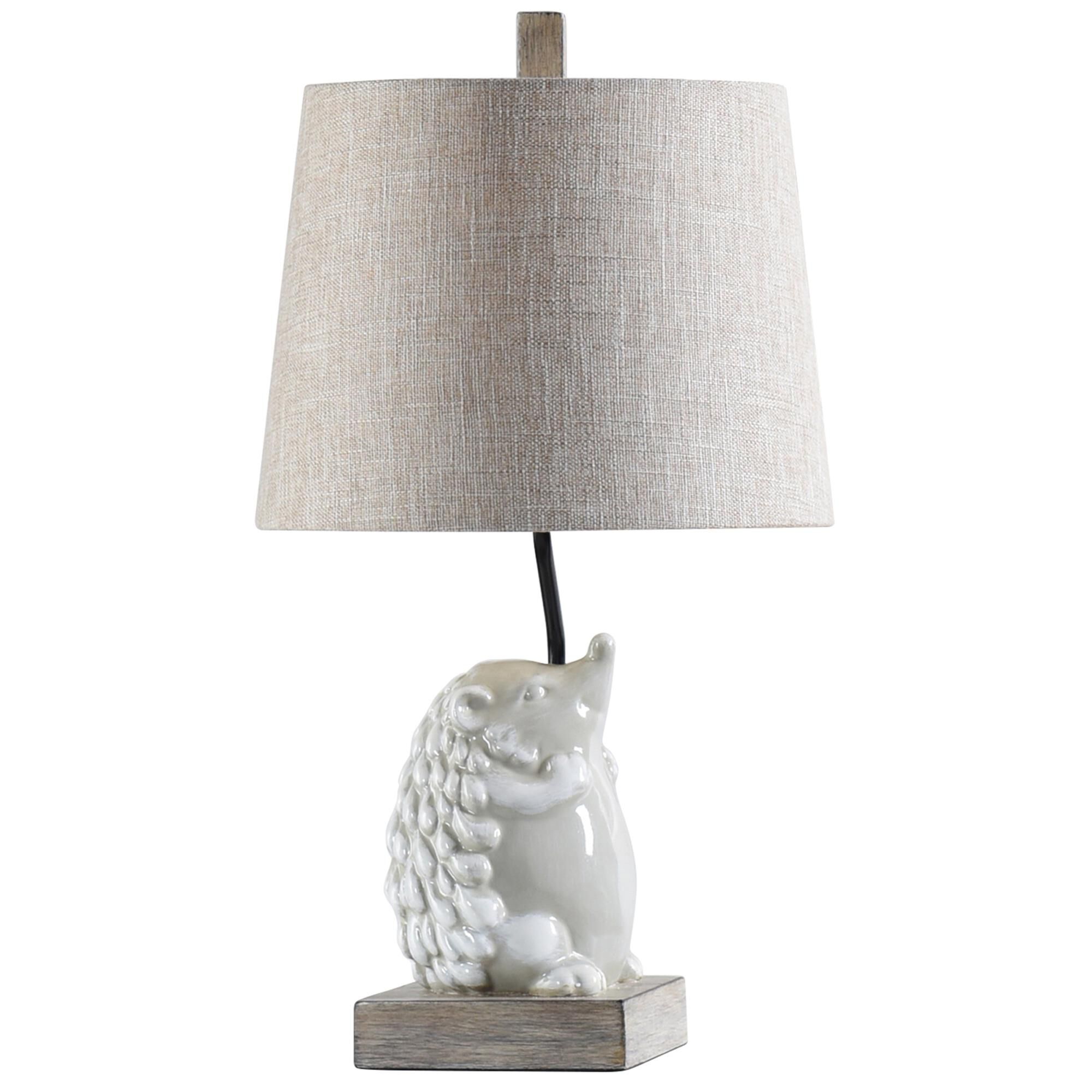 Shown in White, White Wash, Gray, Beige finish and Heathered Oatmeal Polyester Fabric shade