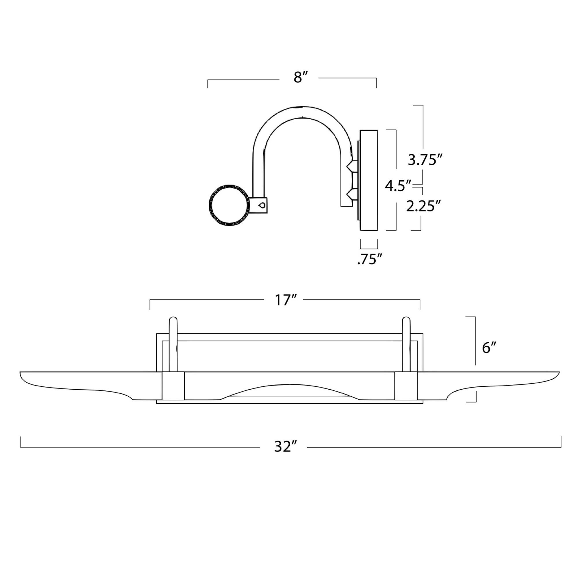 Shown in Natural Brass finish
