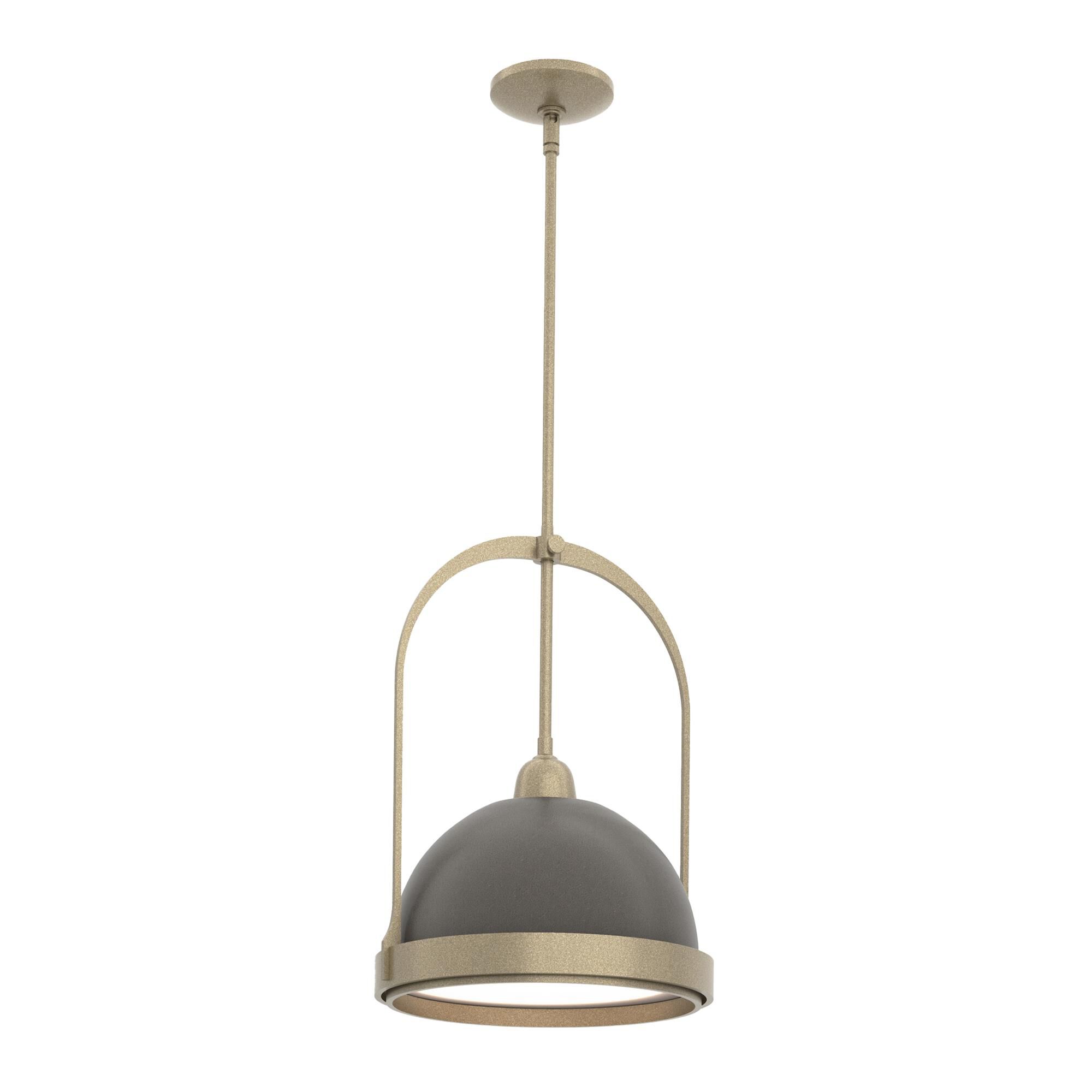 Shown in Soft Gold finish and Dark Smoke accent