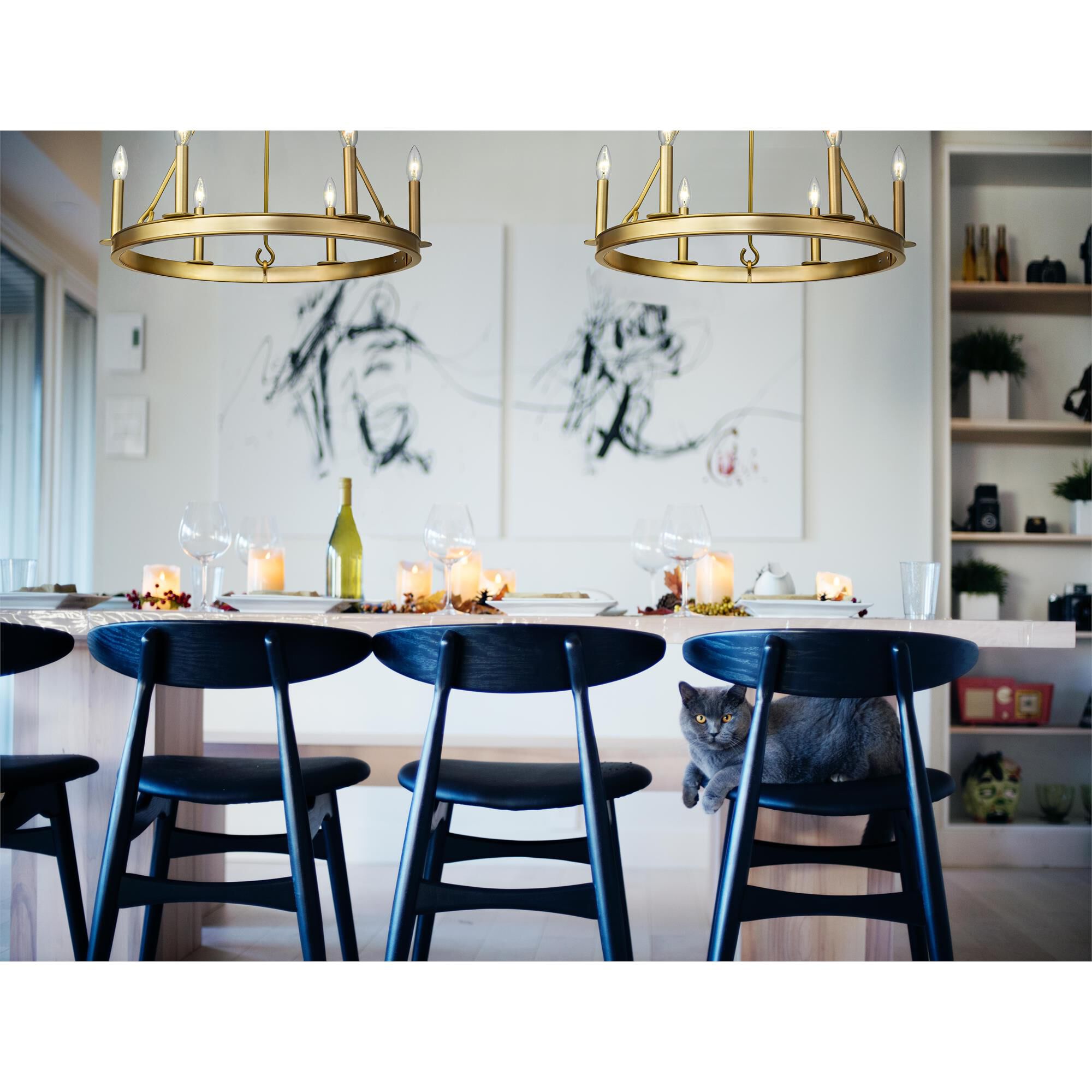 Barclay 25 Inch 6 Light Chandelier by Z-Lite