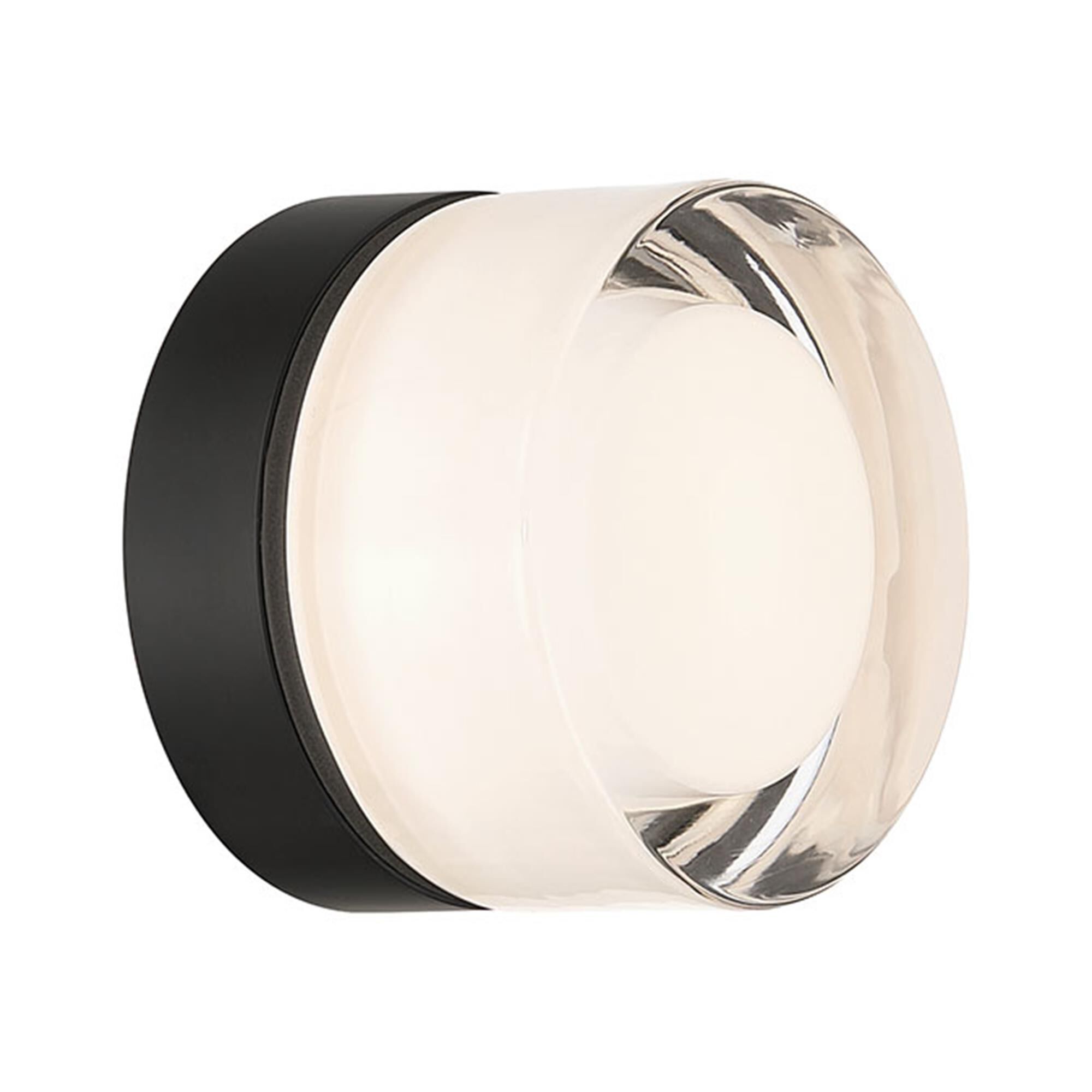 Shown in Matte Black finish and Clear Smooth glass