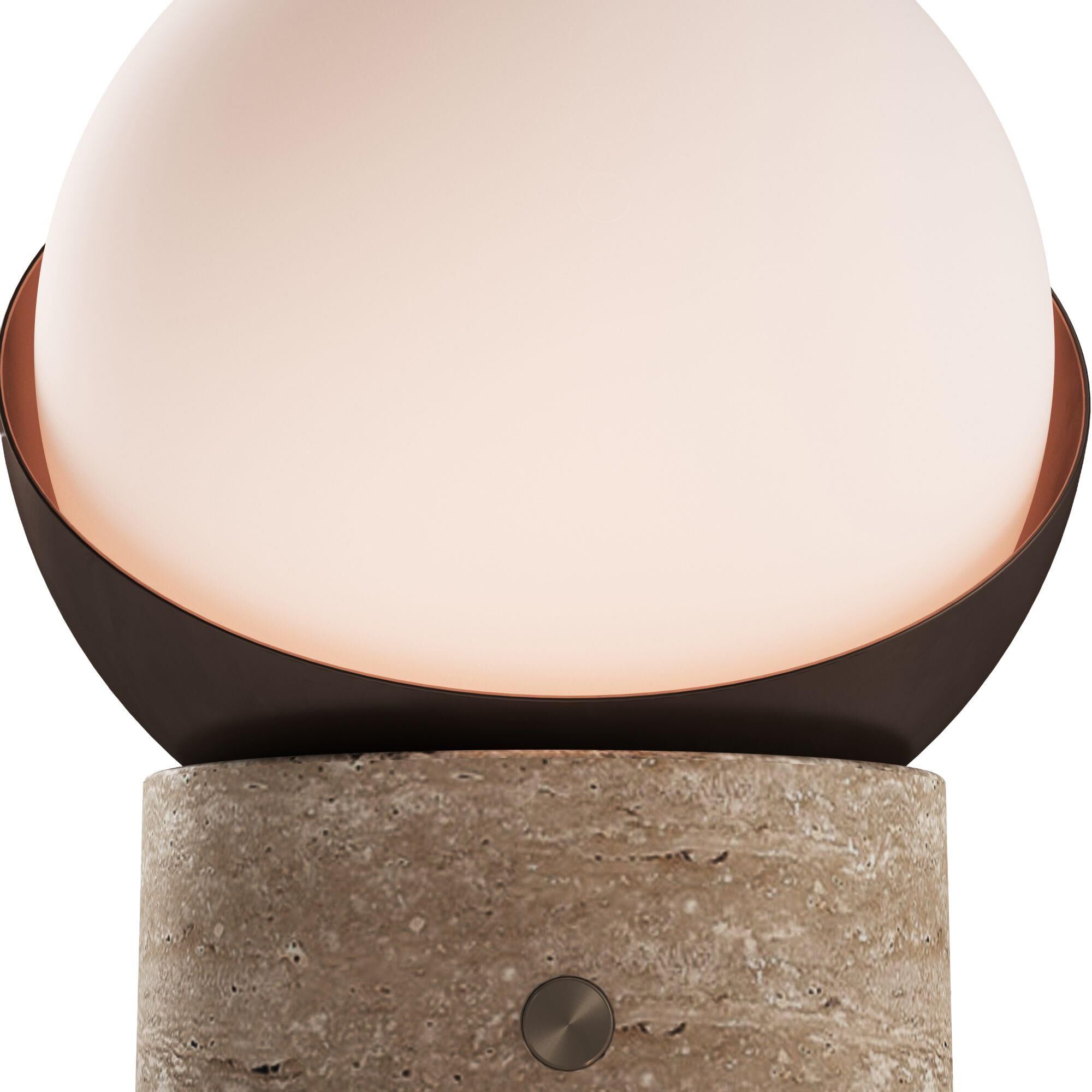 Kibun Orb 21 Inch Table Lamp by Bulbrite