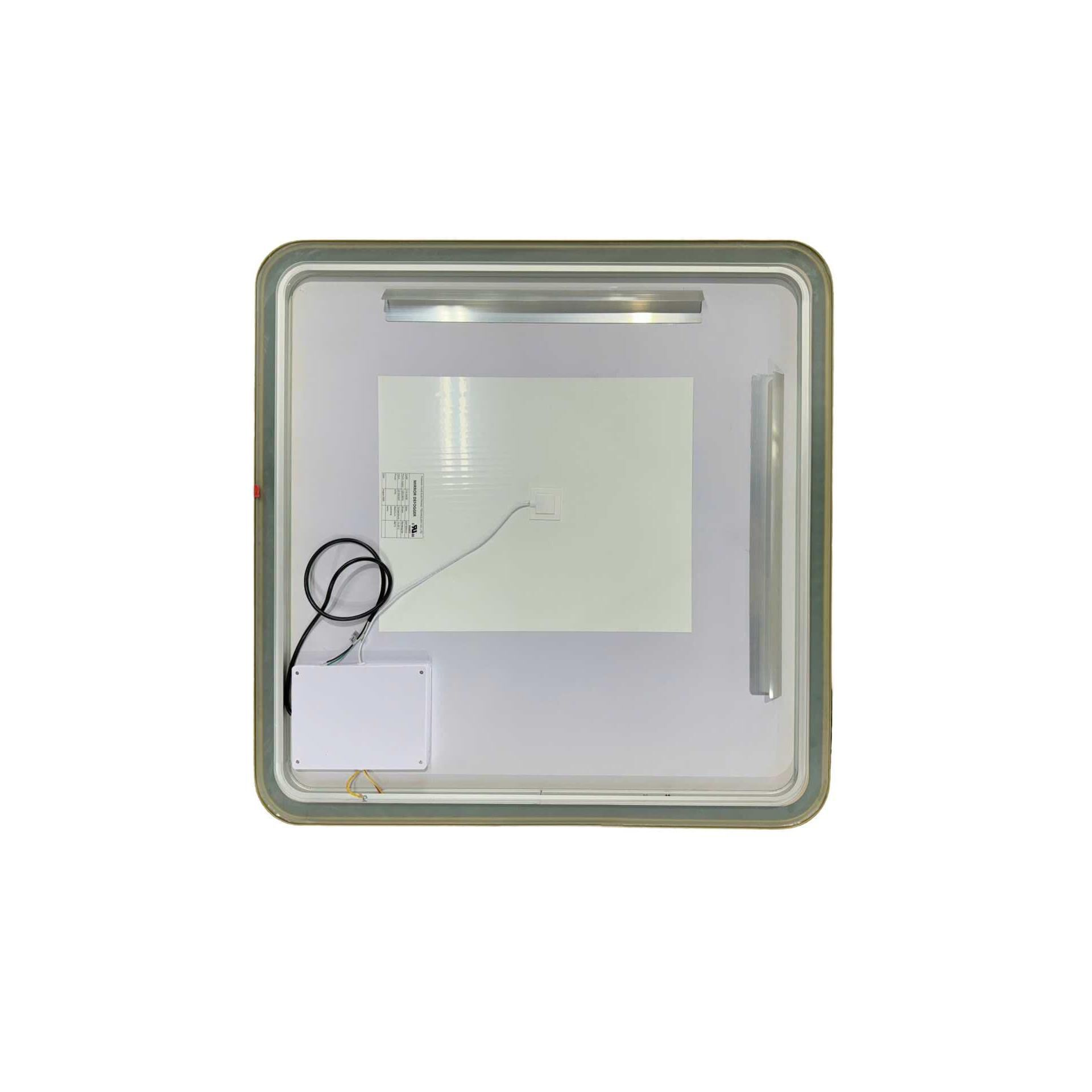 Harmoni 36 Inch Round LED Lighted Mirror by Elegant Decor