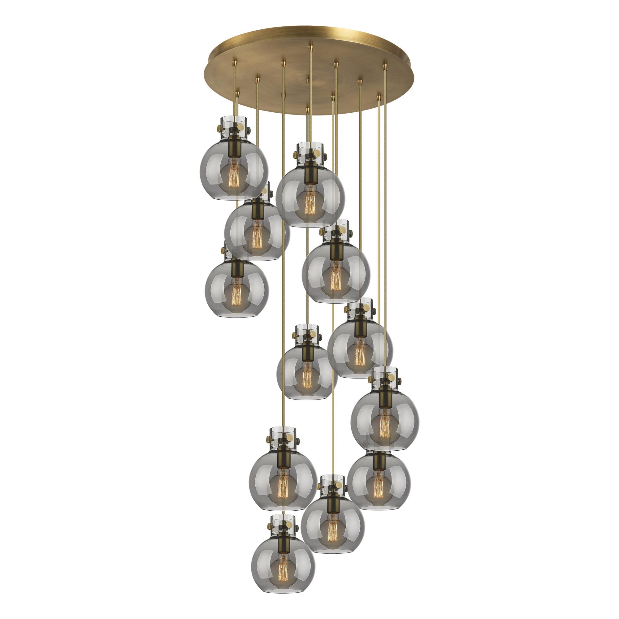 Bruno Marashlian Newton Sphere 27 Inch 12 Light Multi Light Pendant by Innovations Lighting