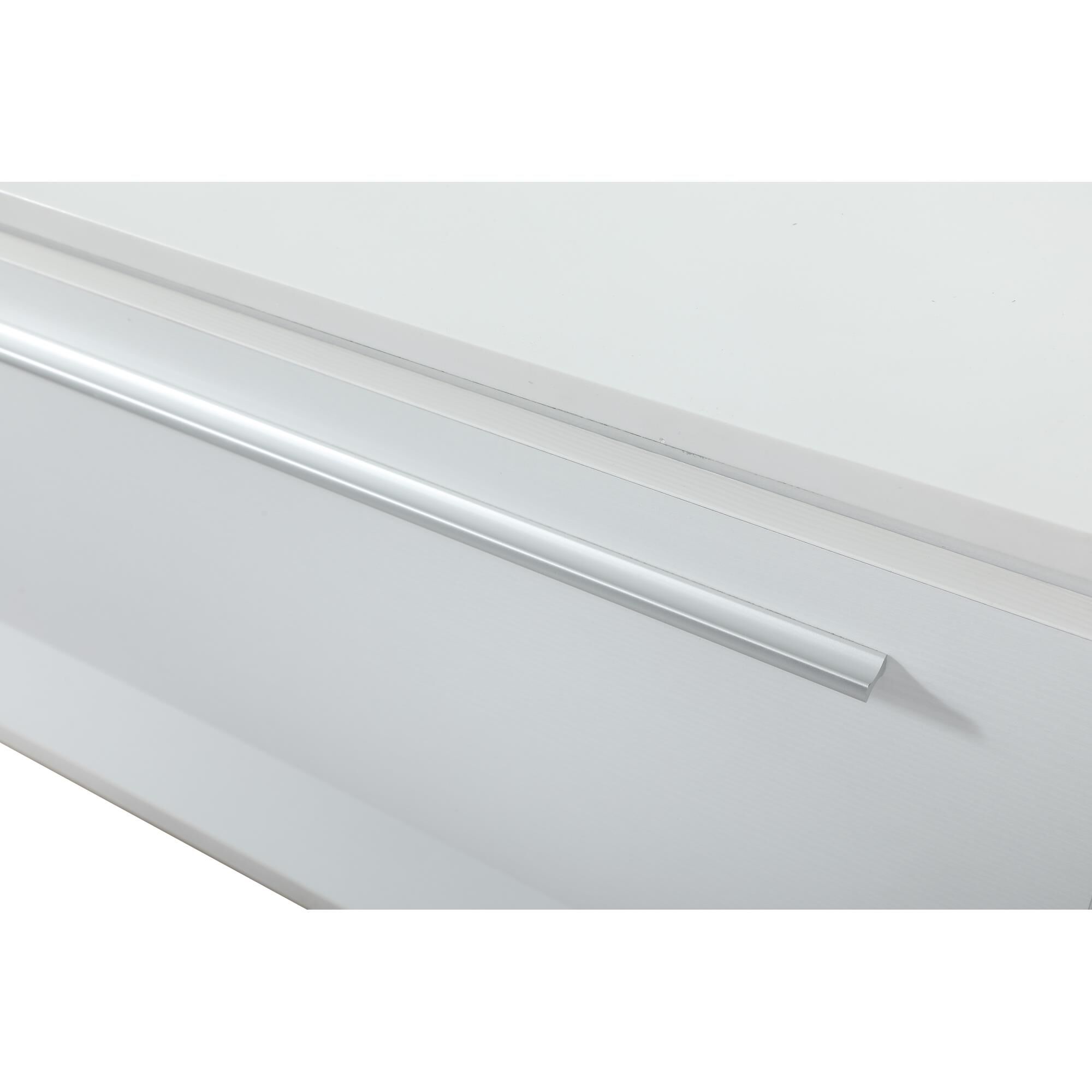 Shown in White finish