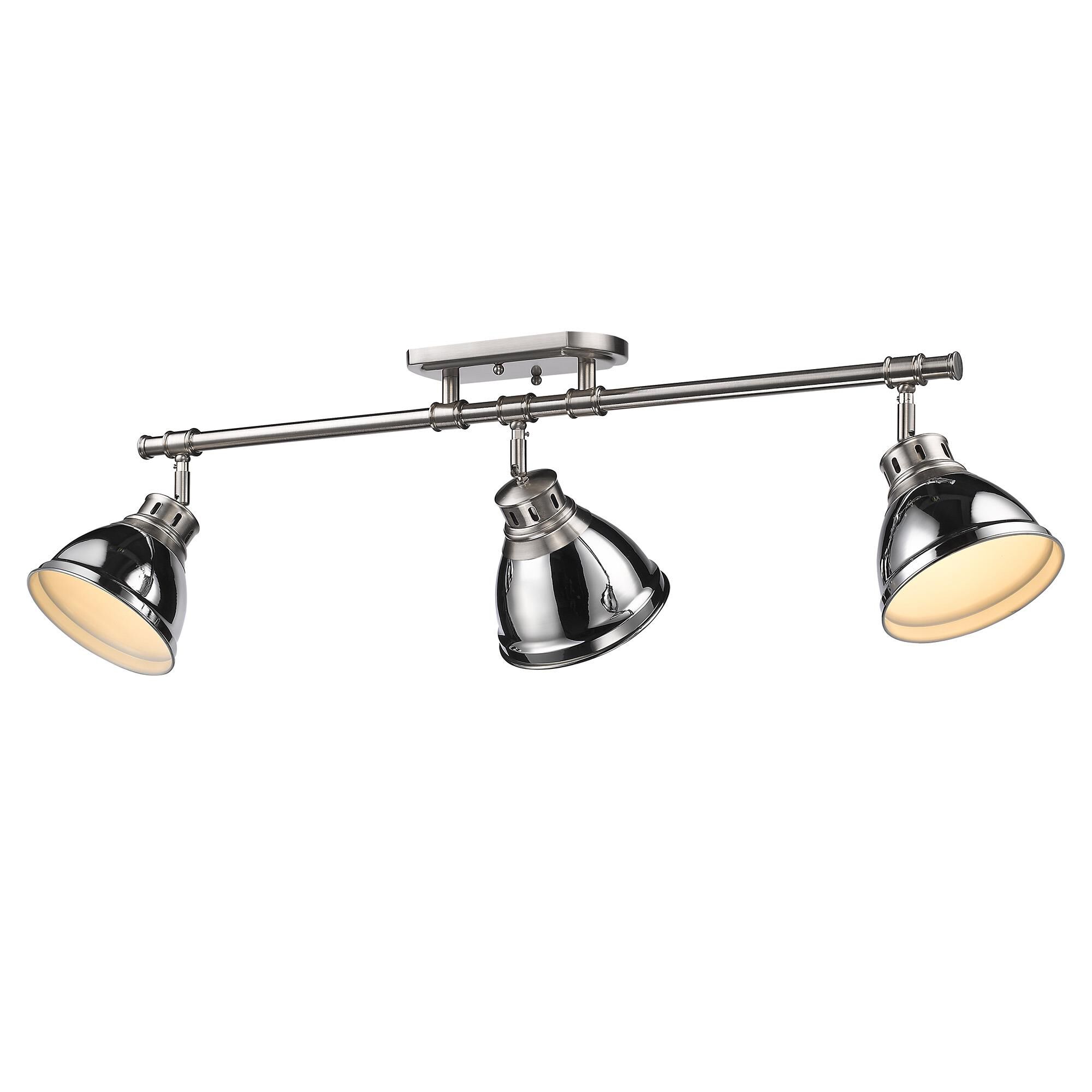 Duncan 35 Inch Track Lighting Kit by Golden Lighting