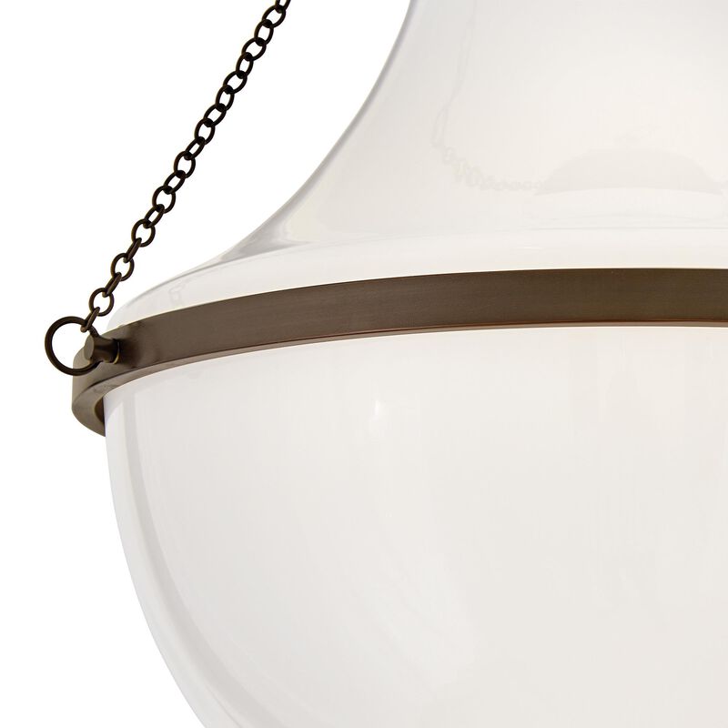 Collins 20 Inch Semi Flush Mount by Hinkley