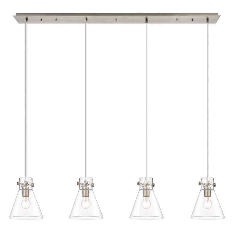 Bruno Marashlian Newton Cone 51 Inch 4 Light Linear Suspension Light by Innovations Lighting