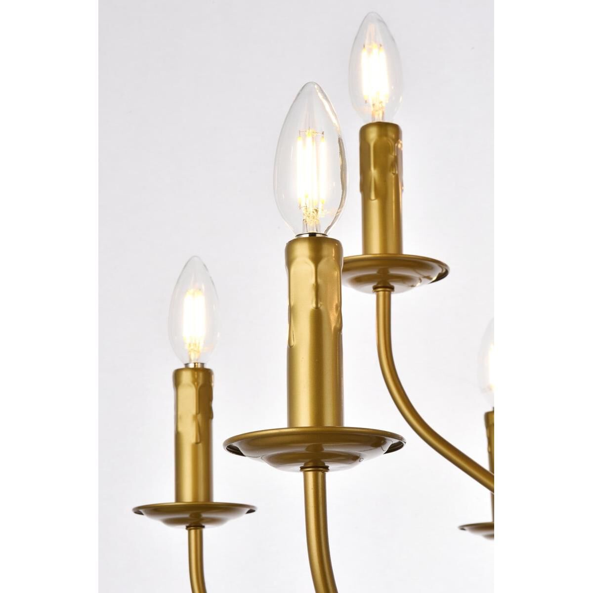 Westley 28 Inch 9 Light Chandelier by Elegant Lighting