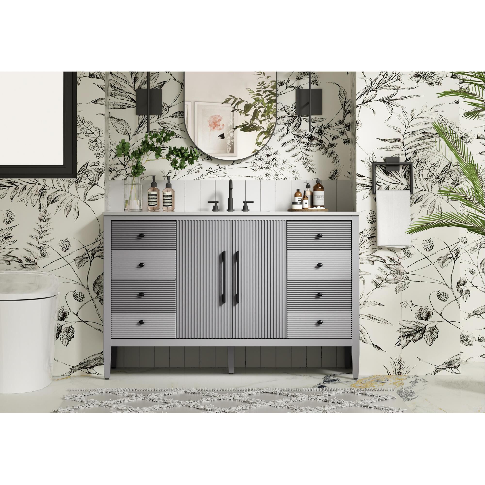 Blakely 54 Inch Bath Vanity by Elegant Dcor