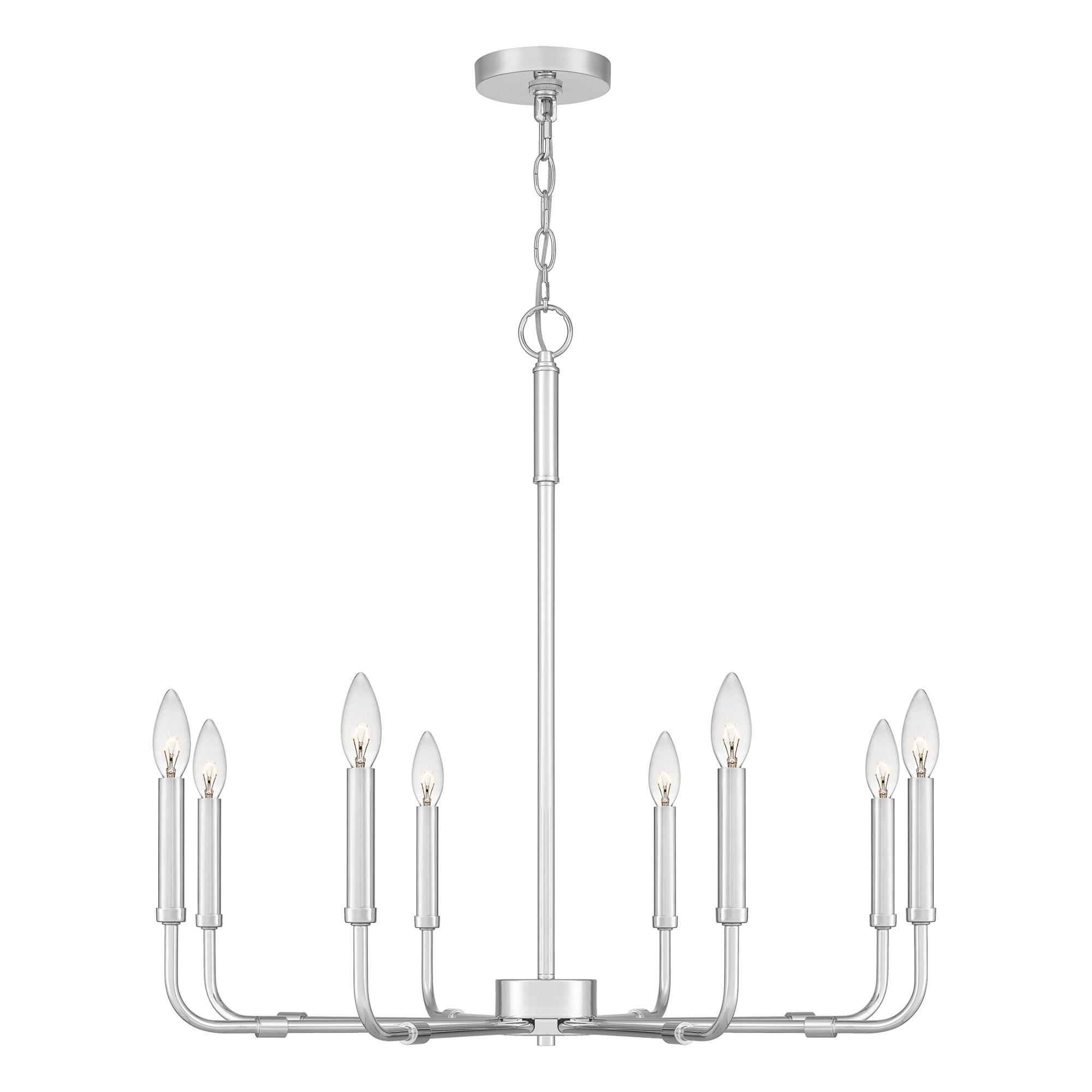 Abner 28 Inch 8 Light Chandelier by Quoizel