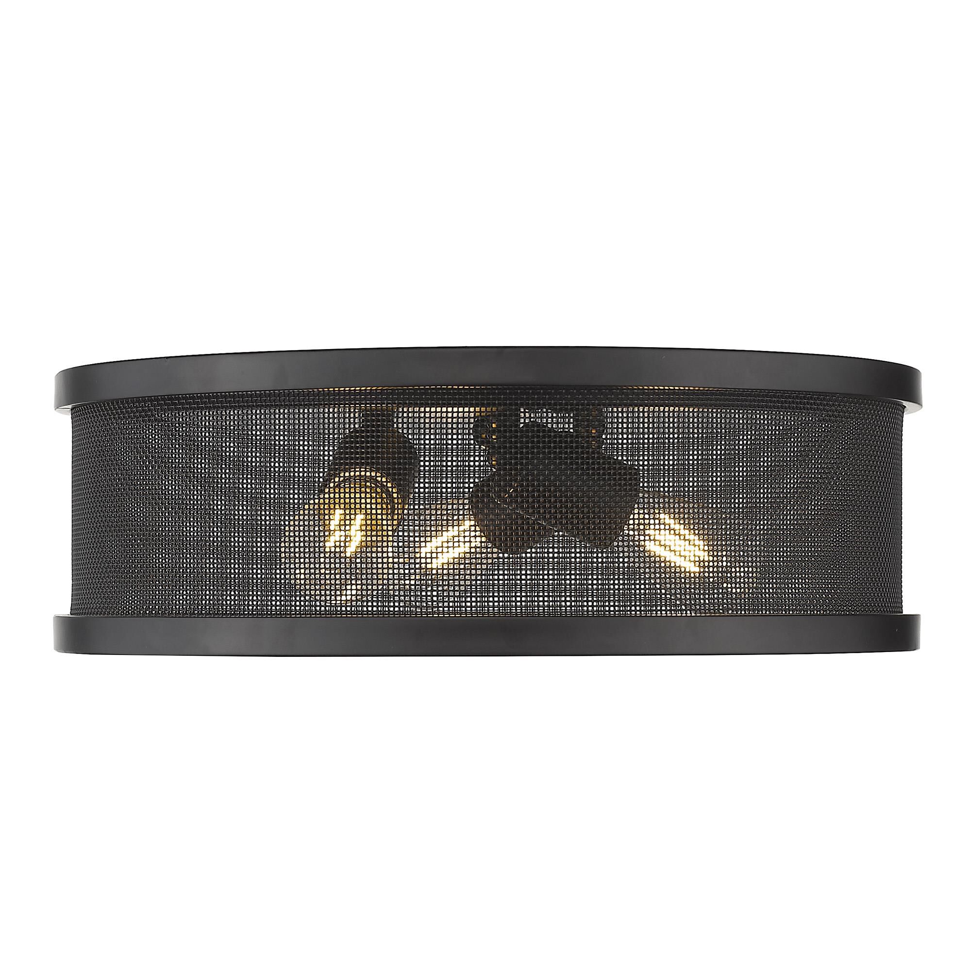 Channing 15 Inch Flush Mount by Golden Lighting