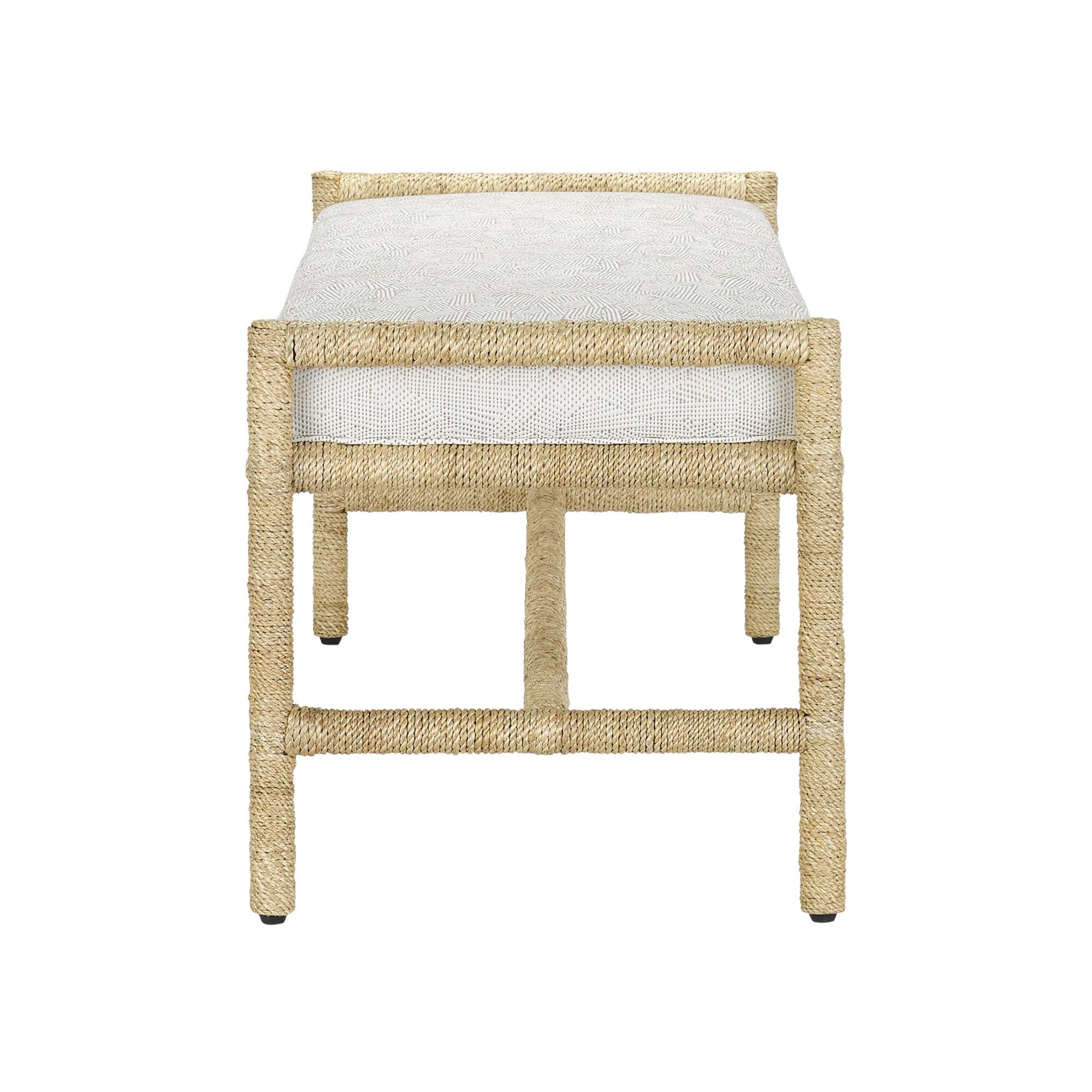 Shown in Natural with Rowann Pearl Fabric Cushion finish