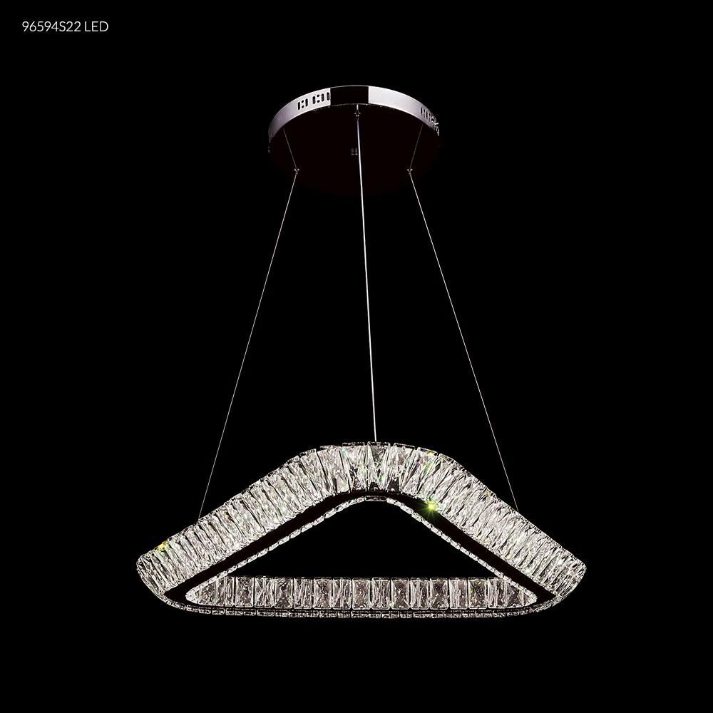 Galaxy Collection 24 Inch 1 Light LED Chandelier by James R. Moder